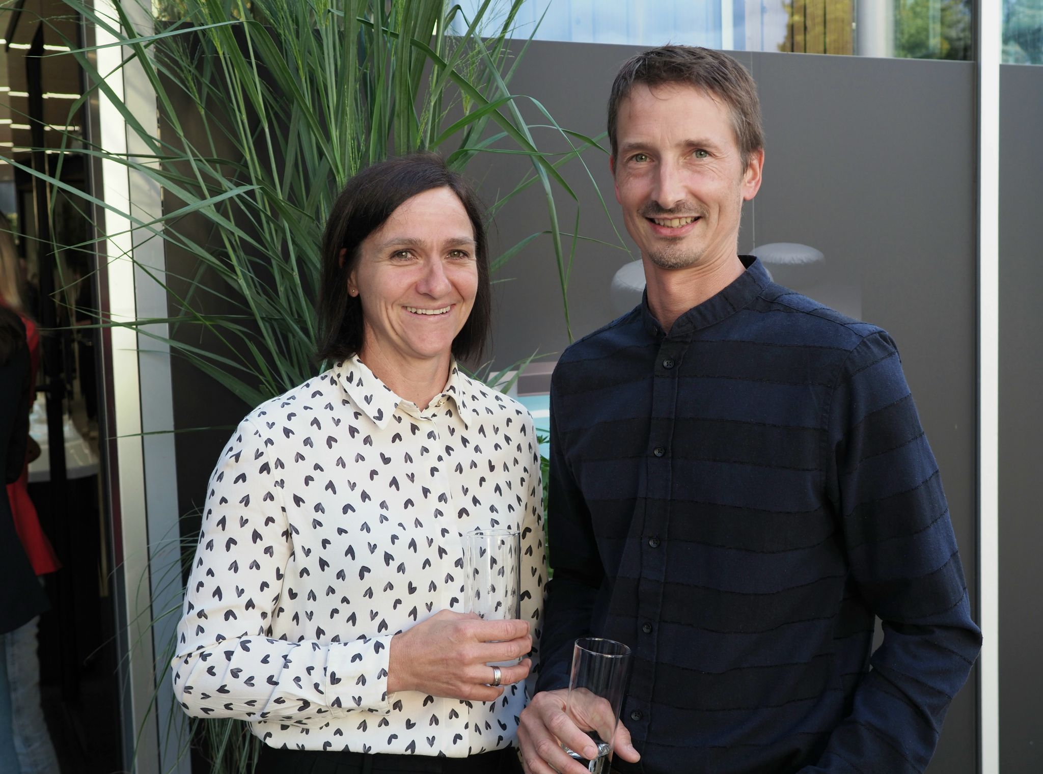 Stefanie und Thomas Geser (Tischlerei Geser) genossen den Abend.