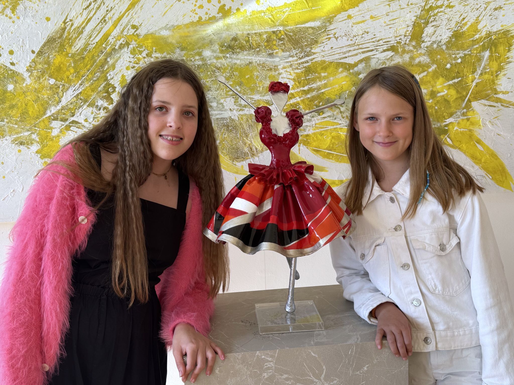 Matilda und Lotta gefiel die Ausstellung.