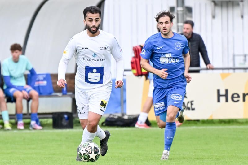 Hüdaverdi Mutlu im Hintergrund Torschütze Alexander Huber.SERRA