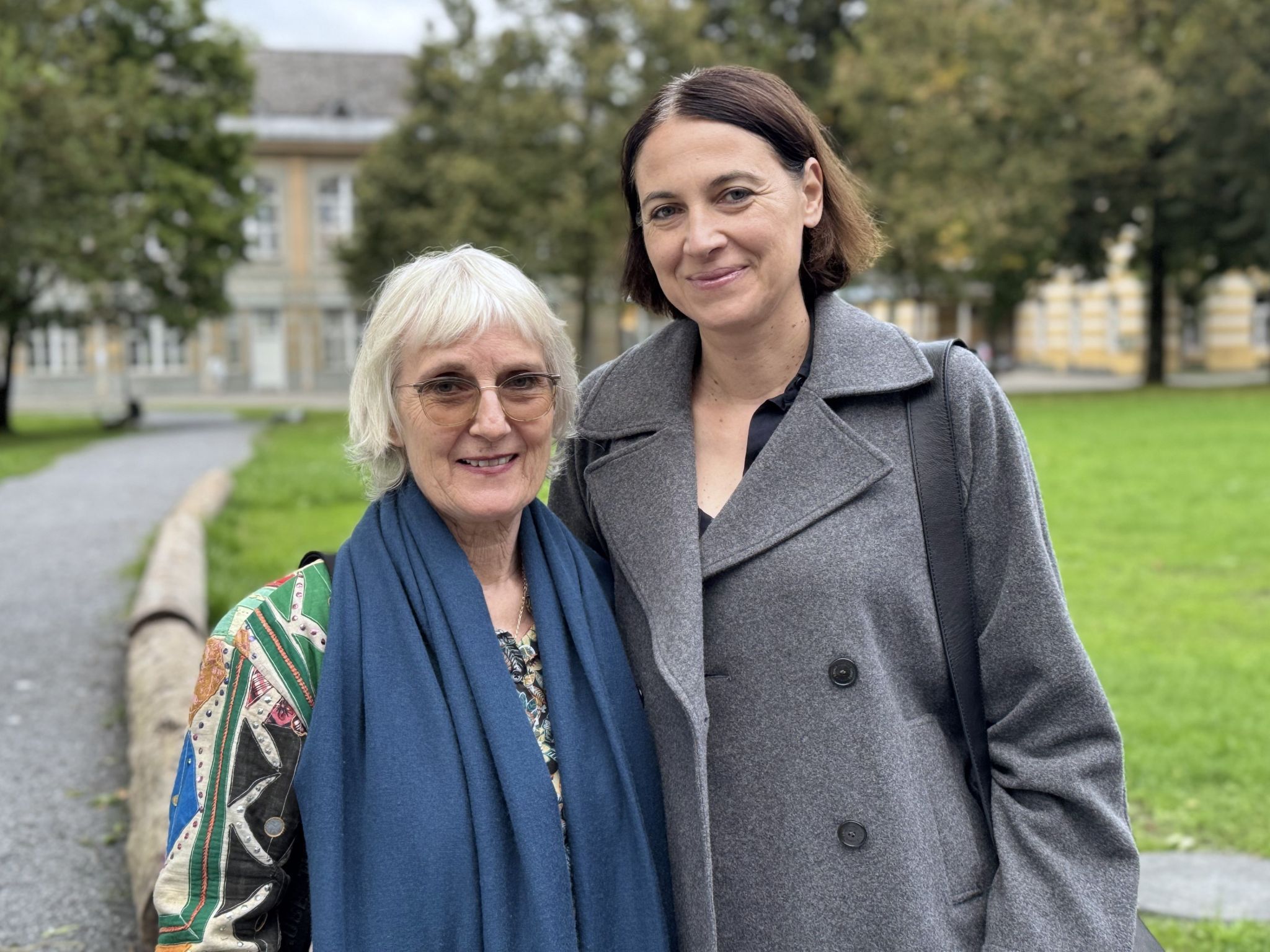 Die Architektinnen Marina Hämmerle und Helena Walser kamen nach Feldkirch.