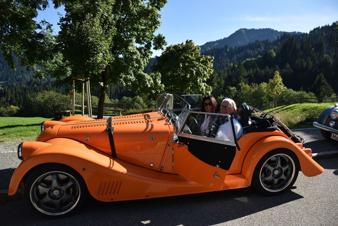 8 Zylinder Morgan mit viel Power
