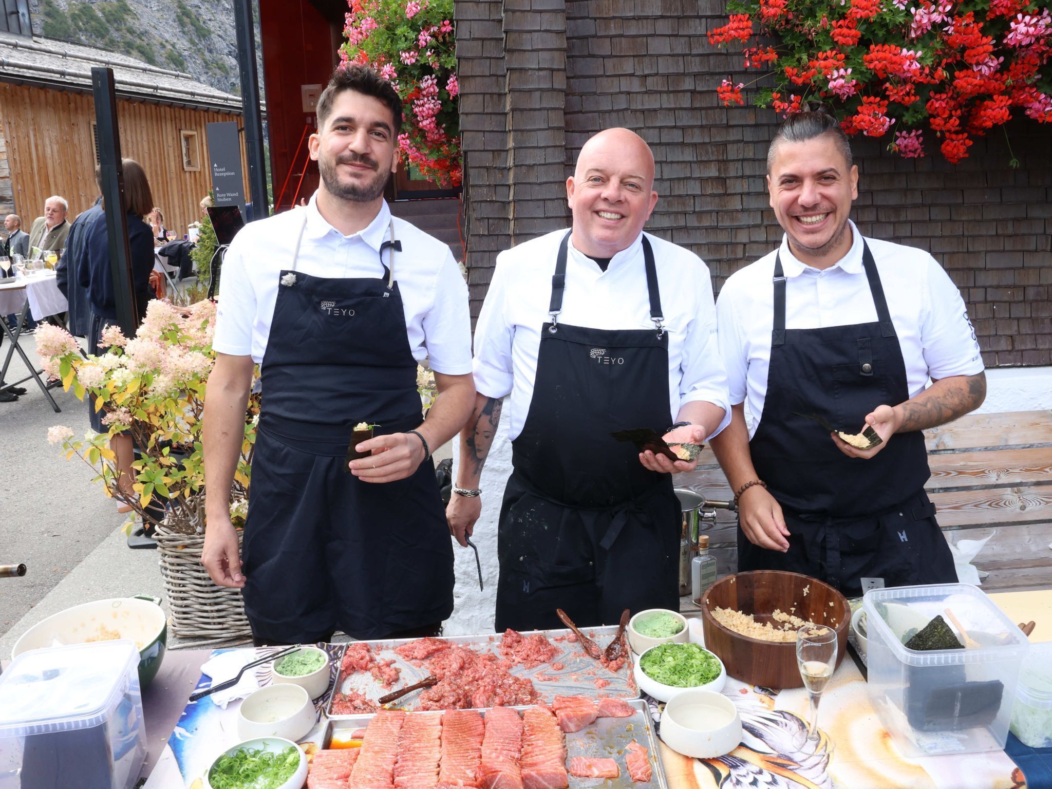 Dimitris Istandis, Mark Vaessen und Alex Todorov.