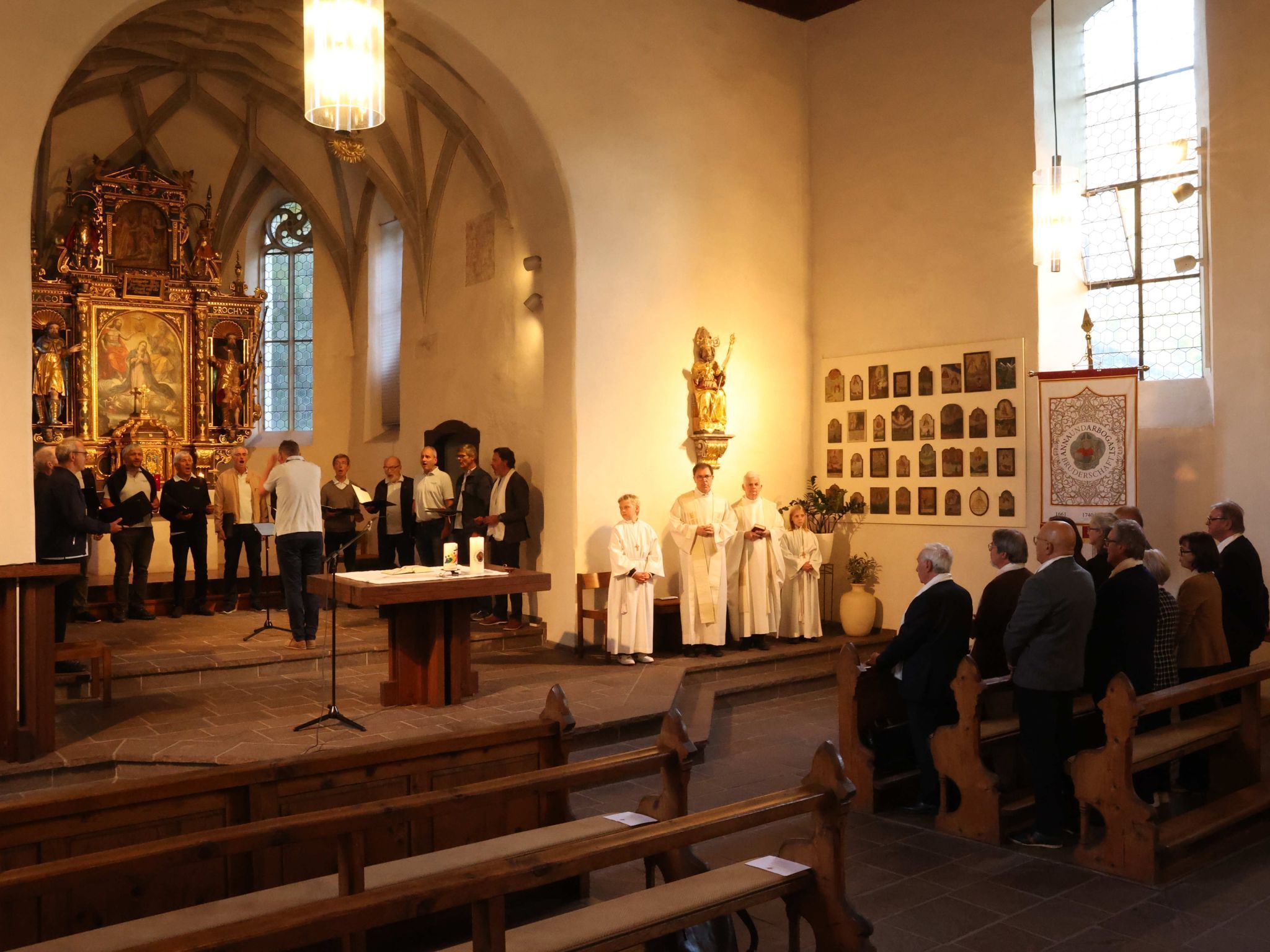 Festgottesdienst in der Wallfahrts- und Bruderschaftskirche.