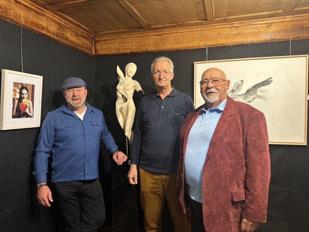 Vernissage mit Armin Klien und Helmut Tschiderer