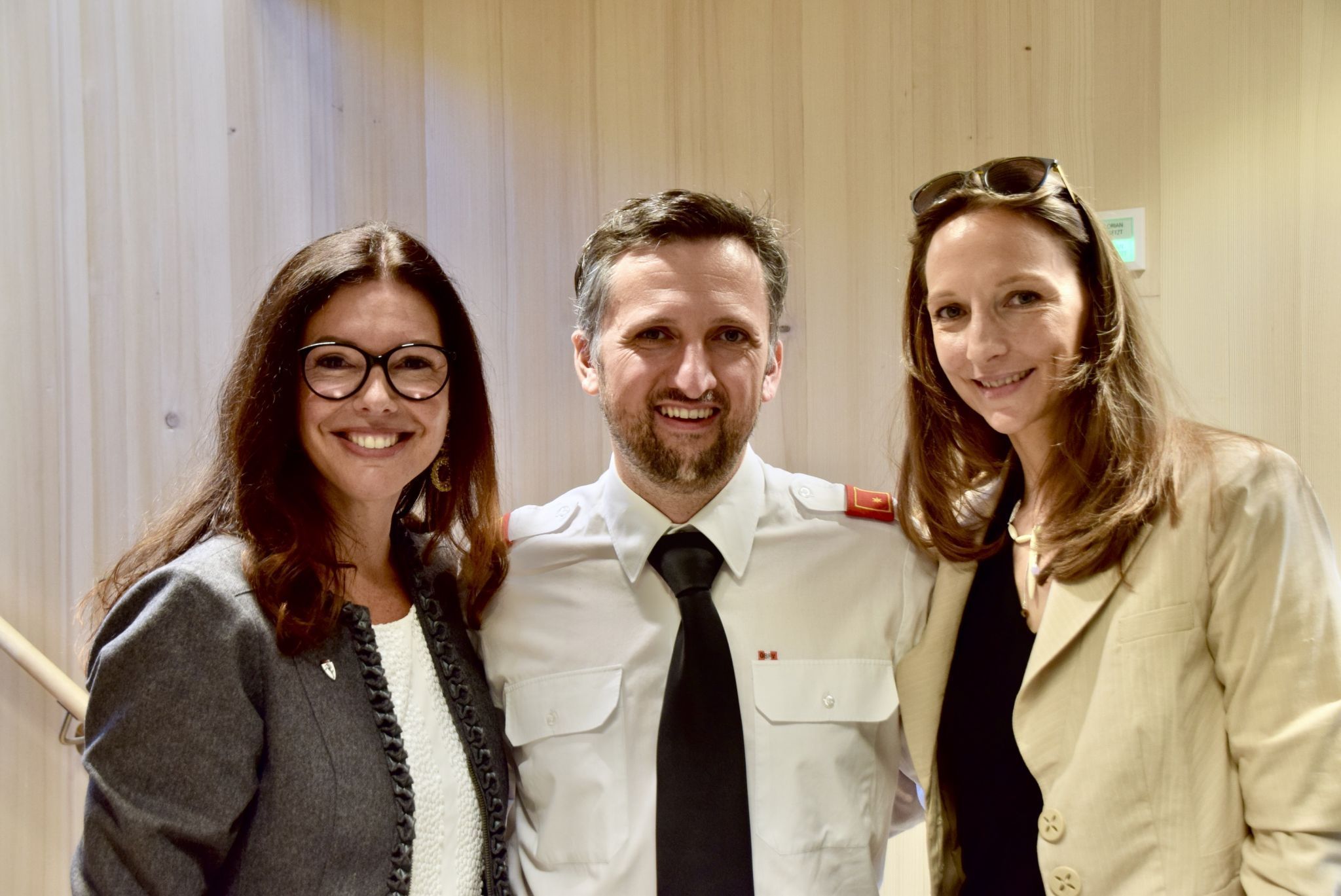 Vize-Bgm. Andrea Mallitsch (Bludenz), Sebastian Luger und Ursula Ender, v. l.