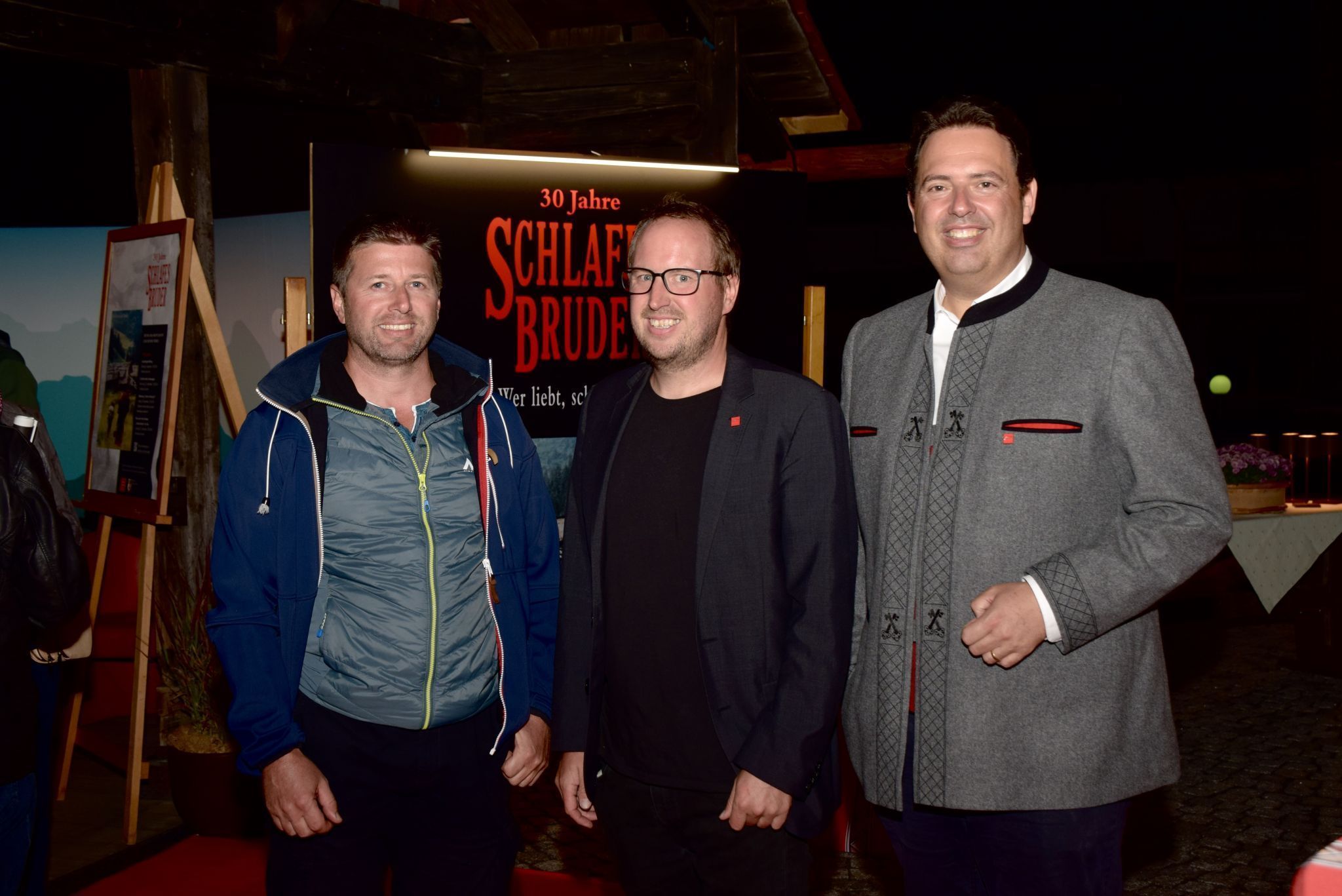 Roman Sandrell, Josef Manahl-Tagwerker, Manuel Bitschnau v. l.