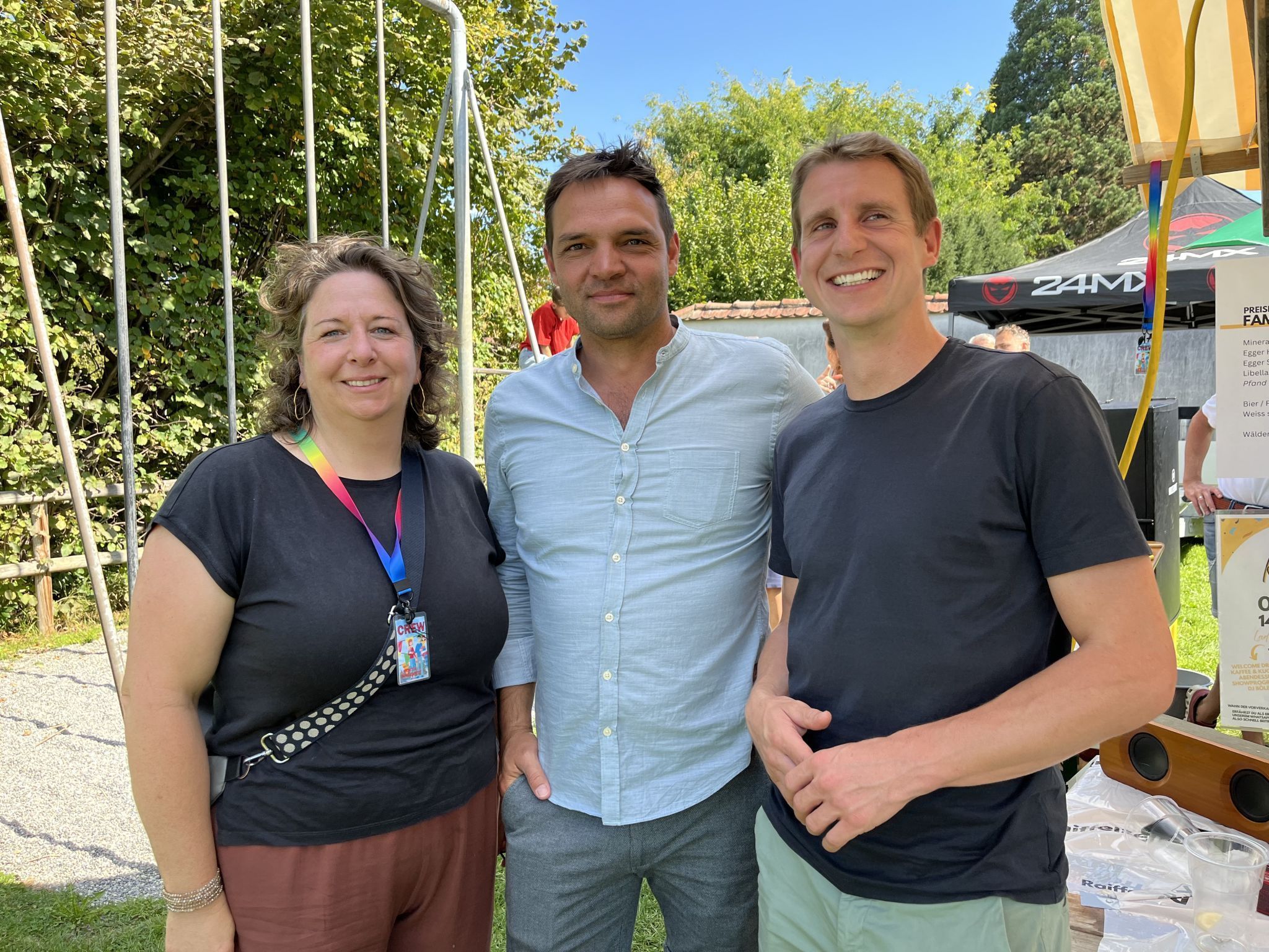 Michaela Müller und die Bürgermeister Stefan Übelhör und Robert Blum blickten zufrieden auf einen gelungenen Tag.