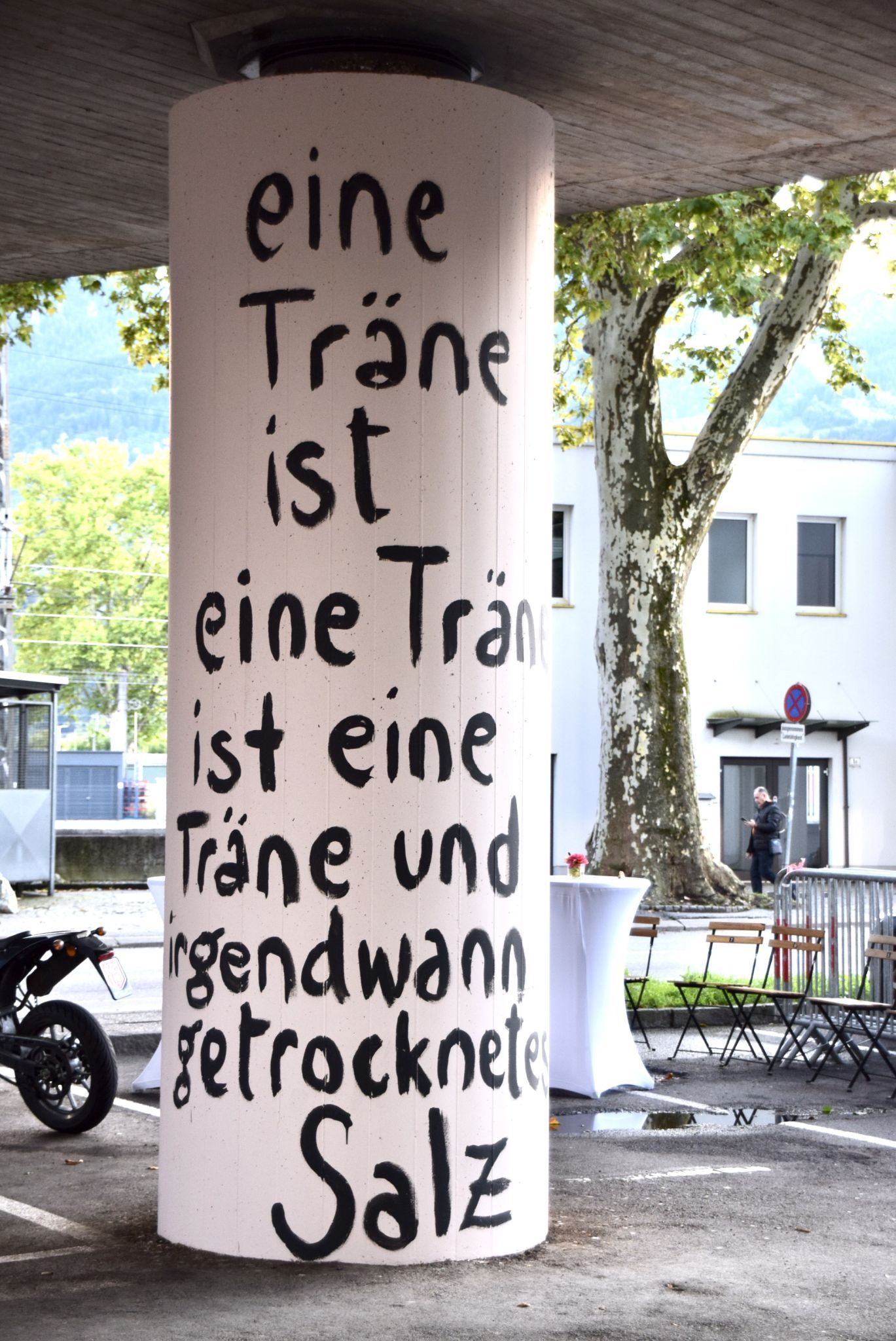 Die Worte der Bildenden Künstlerin Christine Lederer