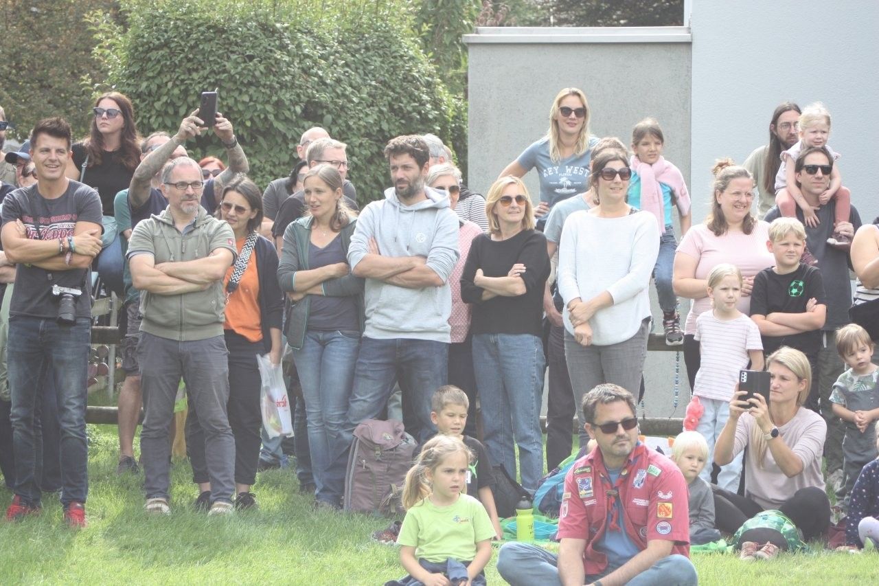 Viele Zuschauer verfolgten das Spektakel.