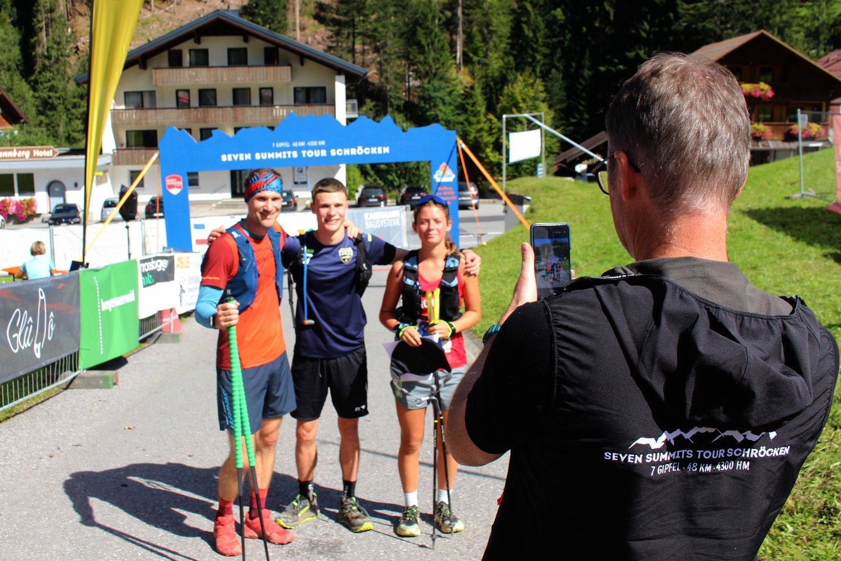 Eric Leitner dokumentierte die Schnellsten der Rookie-Tour: Vorjahrssiegerin Cleo Romina Binkert ließ am Ende Maximilian Rein und Andreas Kalb noch deutlich hinter sich.