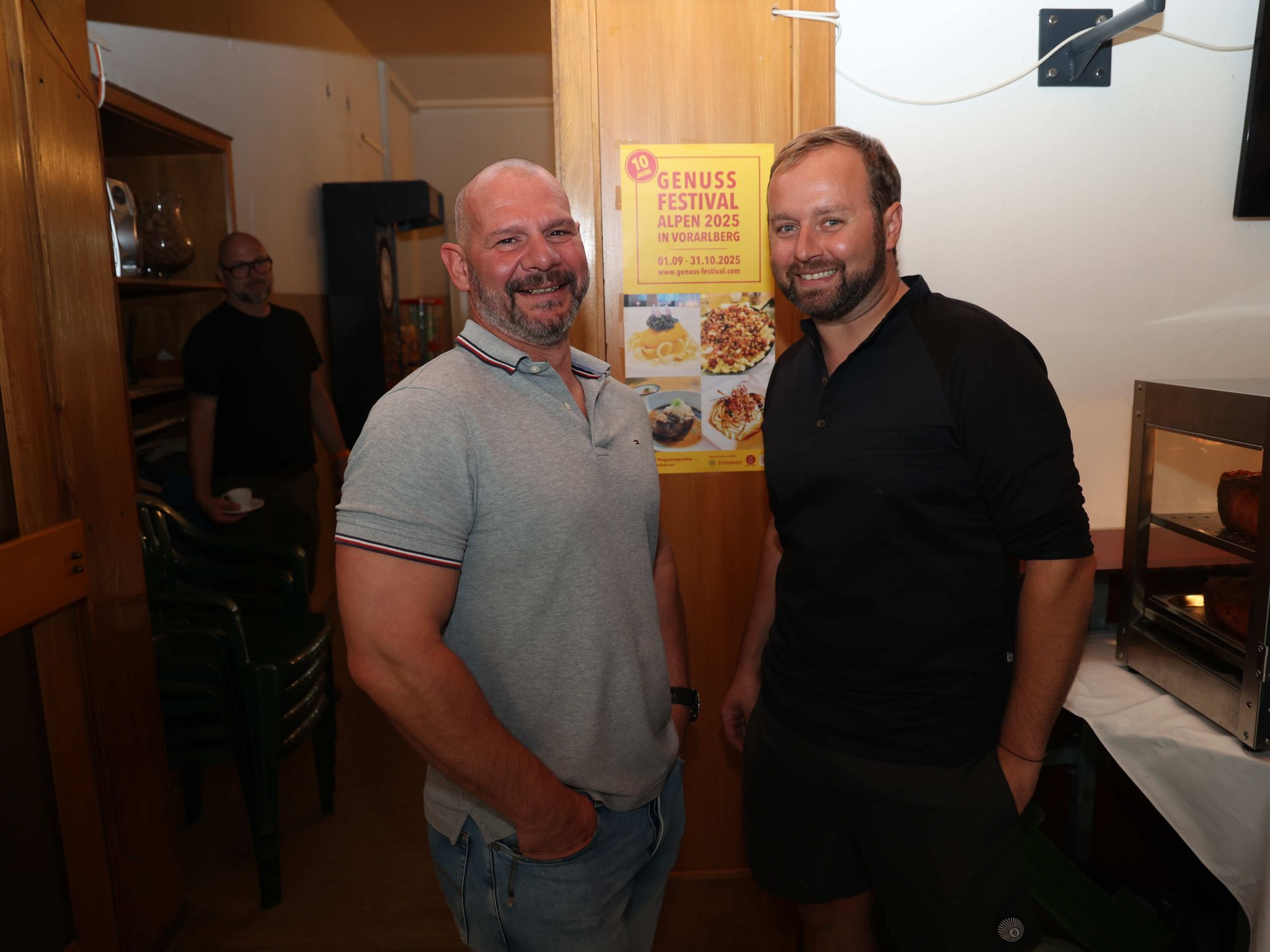 Markus Begle und Sternekoch Matthias Seidel.
