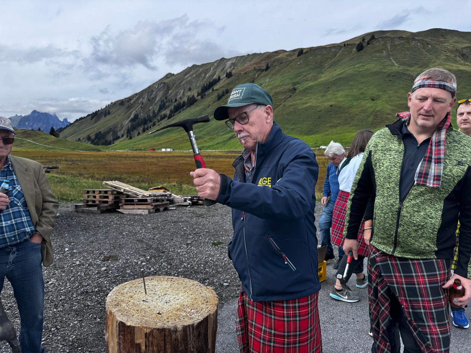 Konzentration war bei den Highland Games der anderen Art gefragt. 