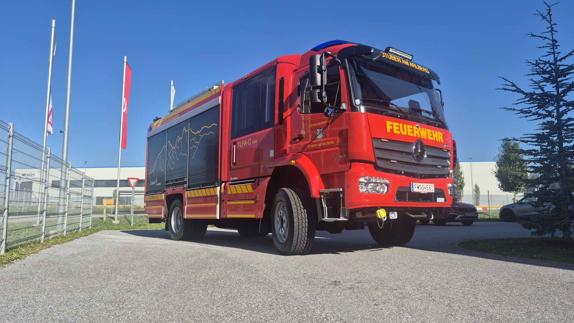Das neue Fahrzeug der Feuerwehr Stuben. Foto: FW Stuben a. A.