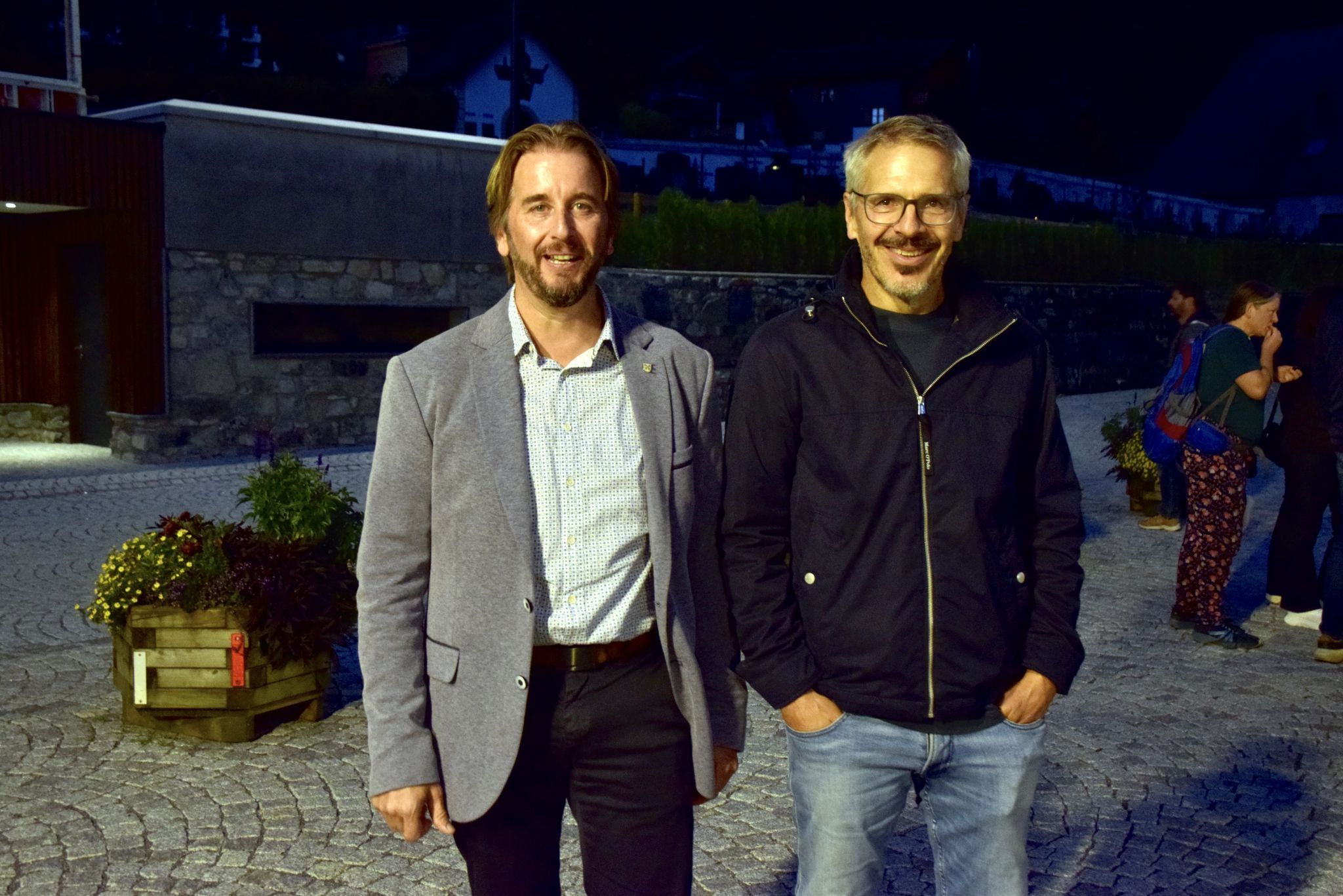 Bgm. Daniel Sandrell (Gaschurn) und Klaus Schröcker.
