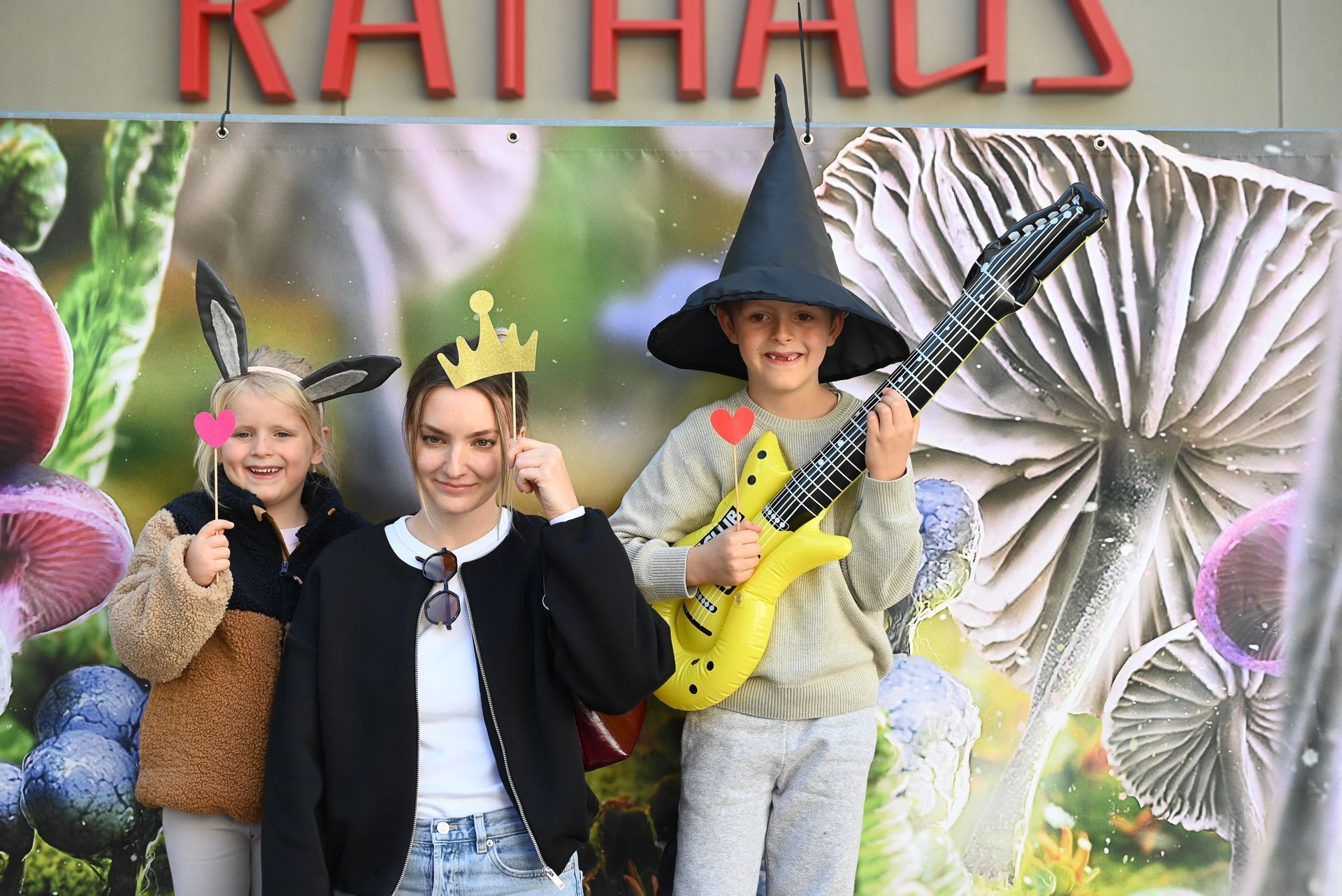 Einen Schnappschuss vom Spielefest ließen sich viele nicht entgehen.
