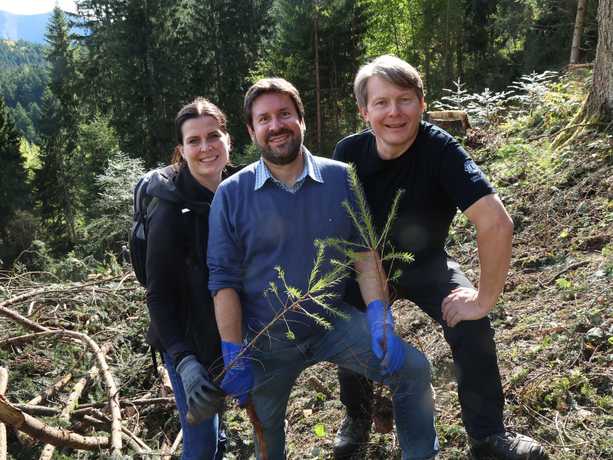 Isabella Pincsek, Markus Pferscher und Lukas Feurstein.