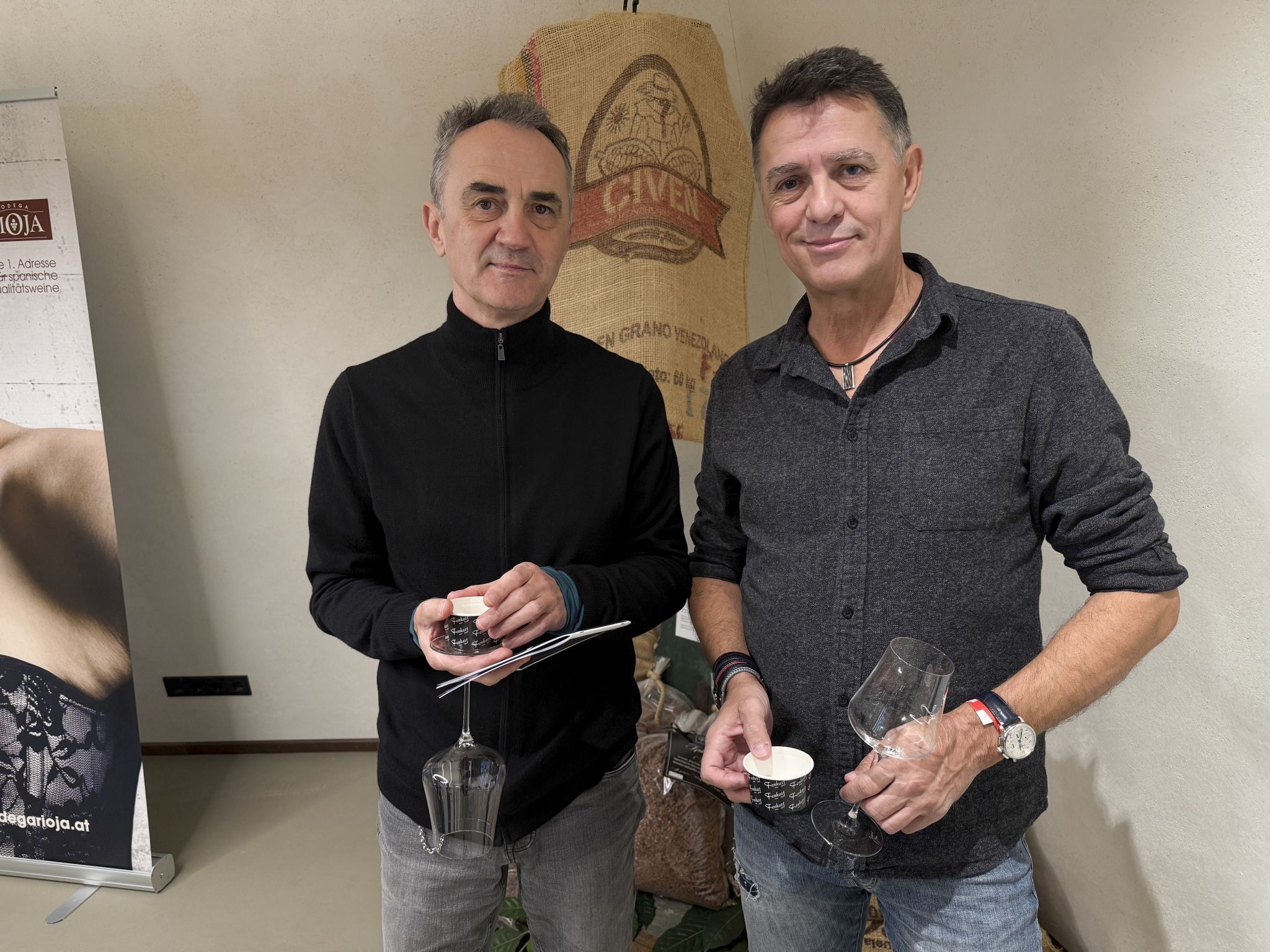 Joe und Viktor Katava überzeugten sich vorort