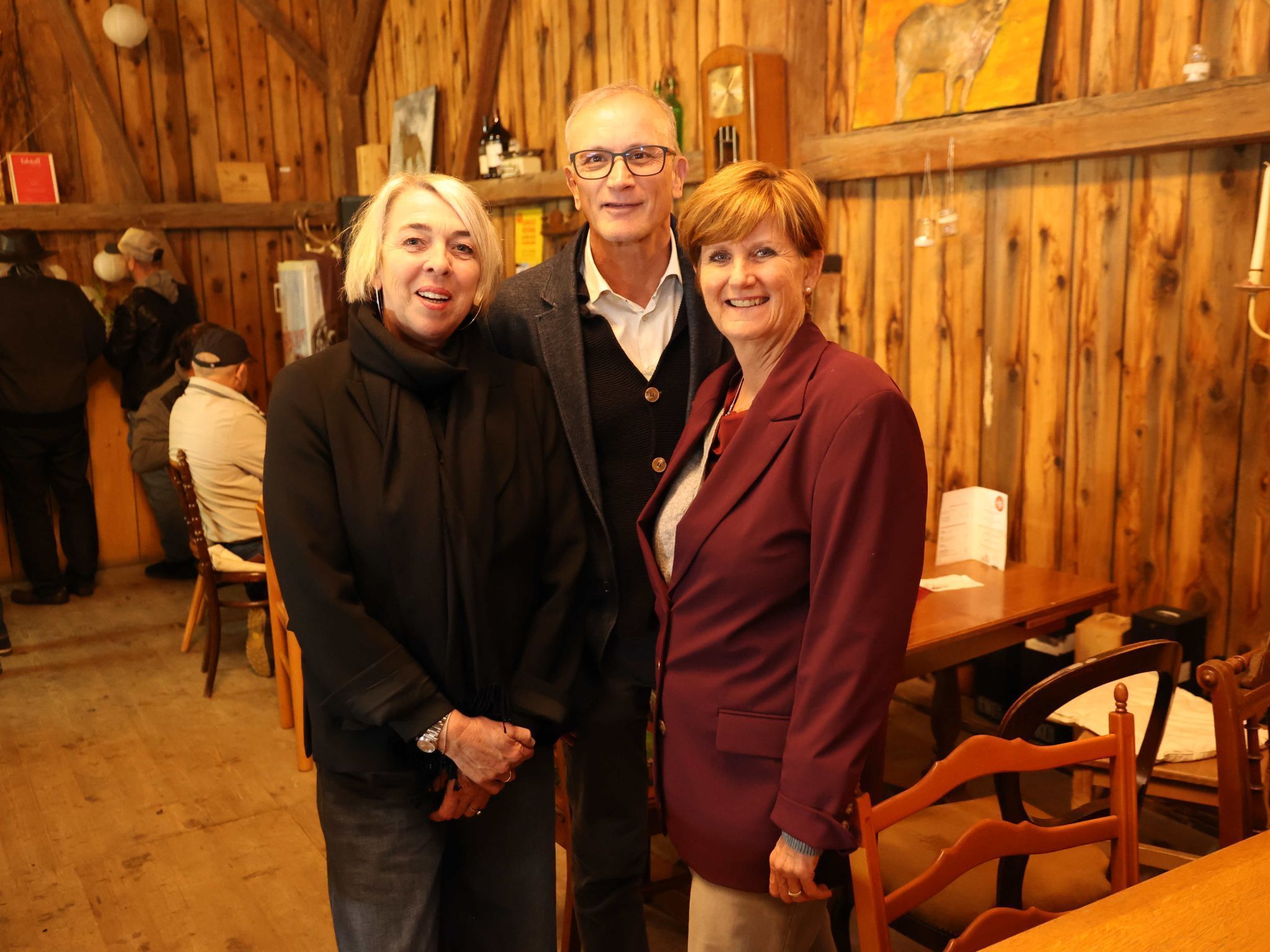 Evi Abbrederis, Raimund Tichy und Sabine Tichy-Treimel.