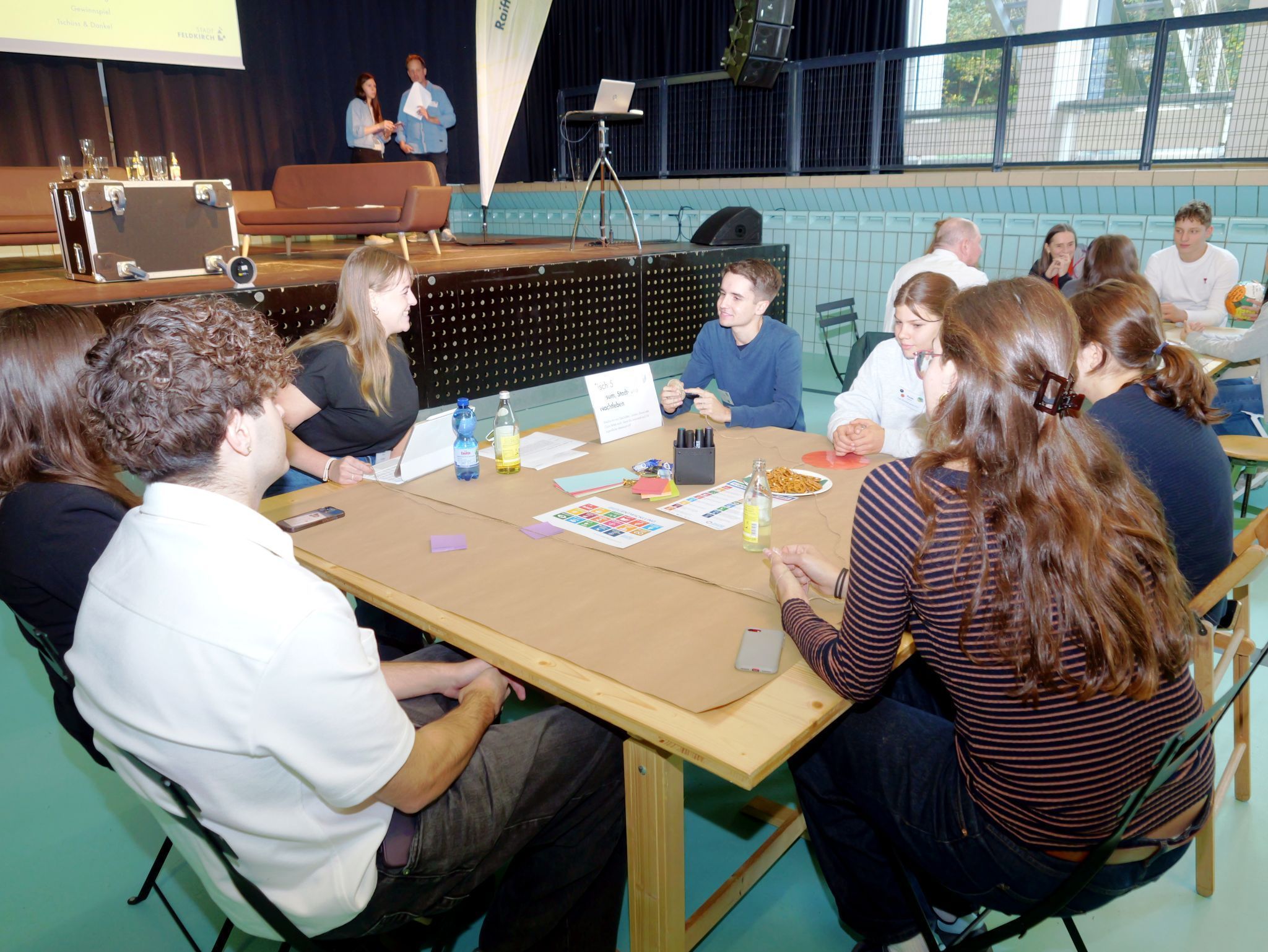 In den Workshops entwickelten Jugendliche kreative Vorschläge für mehr Freizeitangebote in Feldkirch.