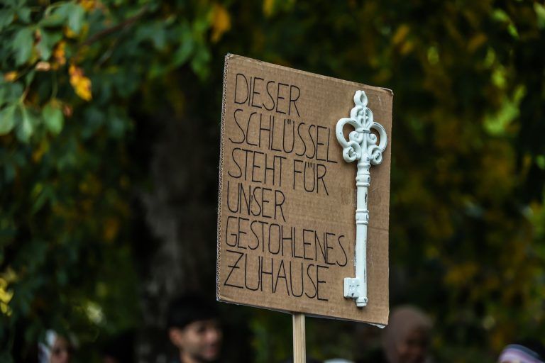 600 Menschen demonstrieren für Palästina in Bregenz
