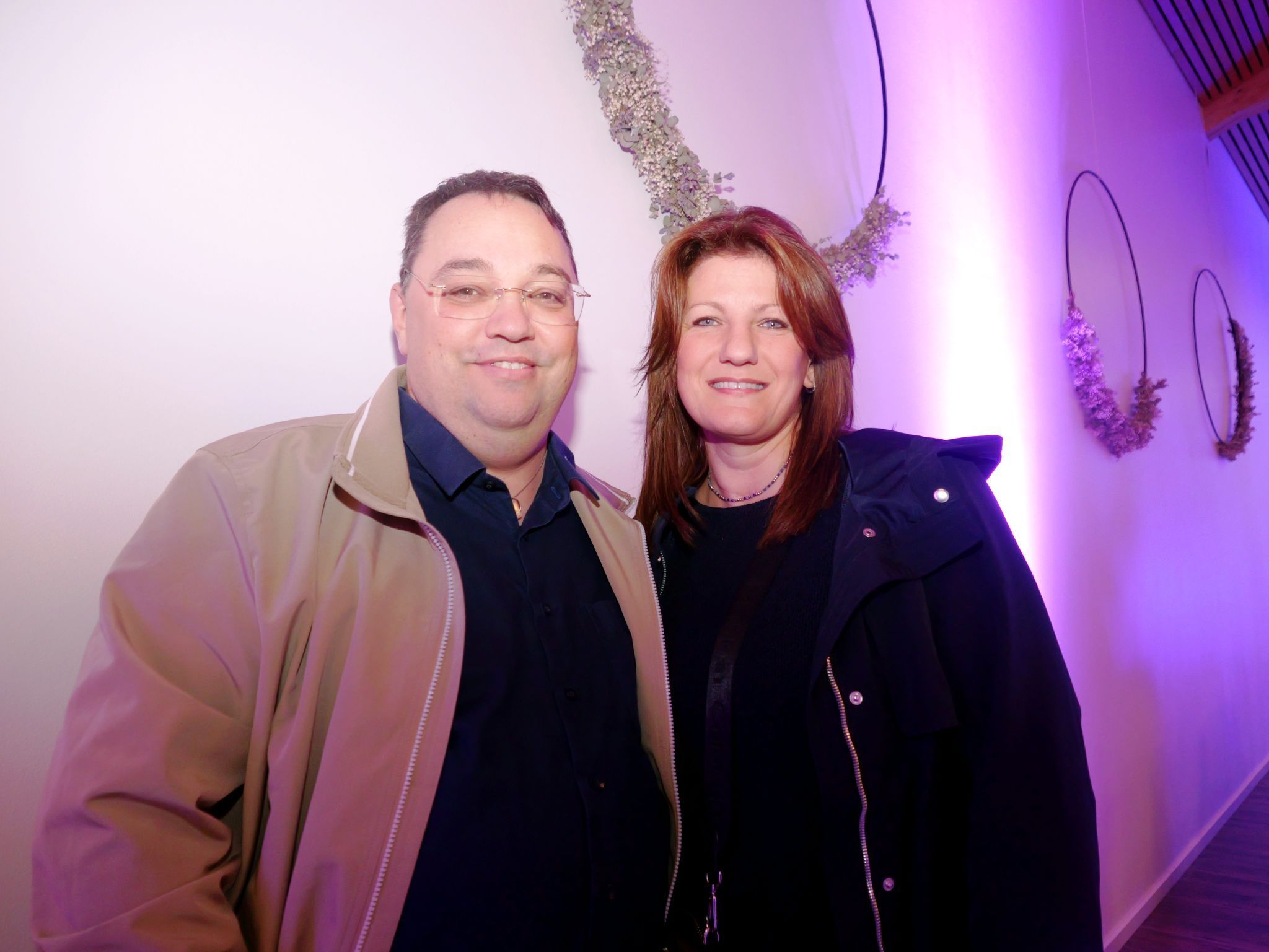Unter den Gästen: Michael und Andrea Fleisch genossen Musik und Menü gleichermaßen.