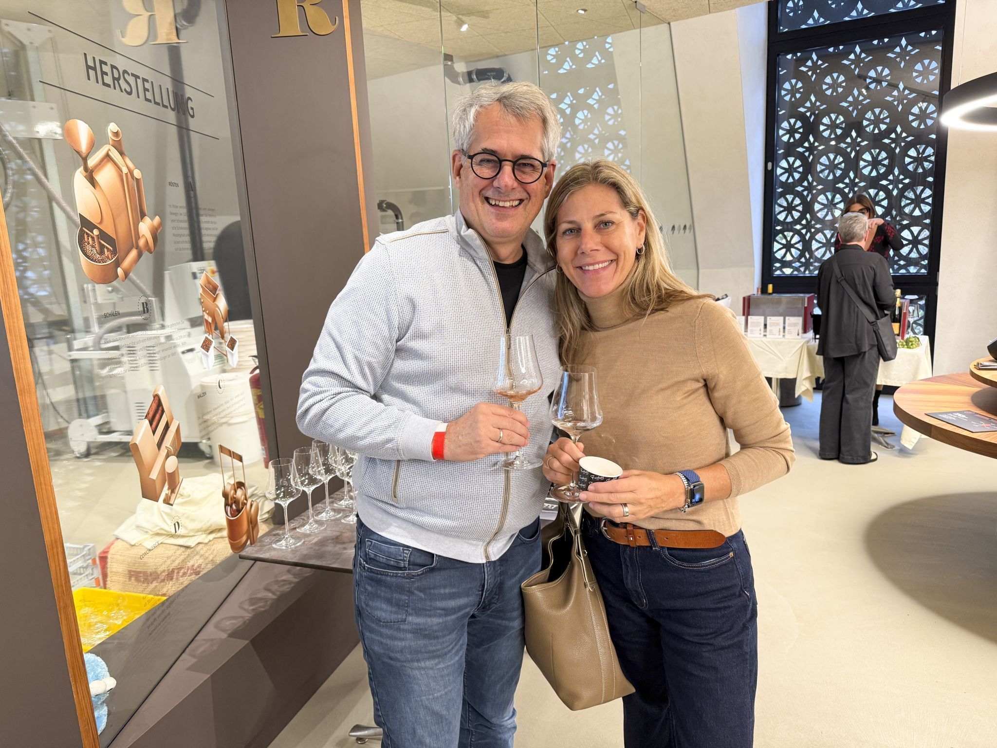 Susanne und Richard Erne kamen zur Verkostung