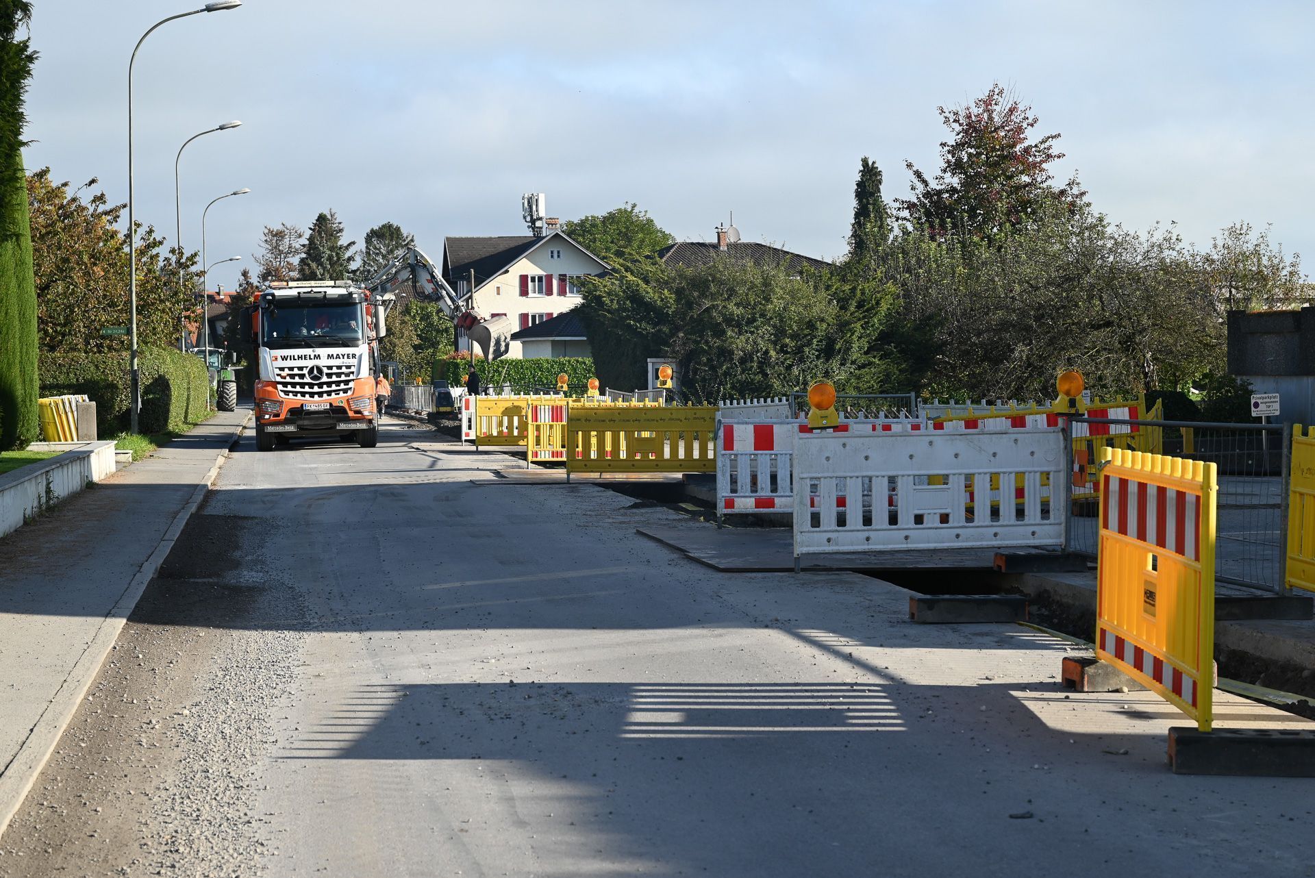 Kommende Woche wird dieser Bauabschnitt in der Rotkreuzstraße fertiggestellt.