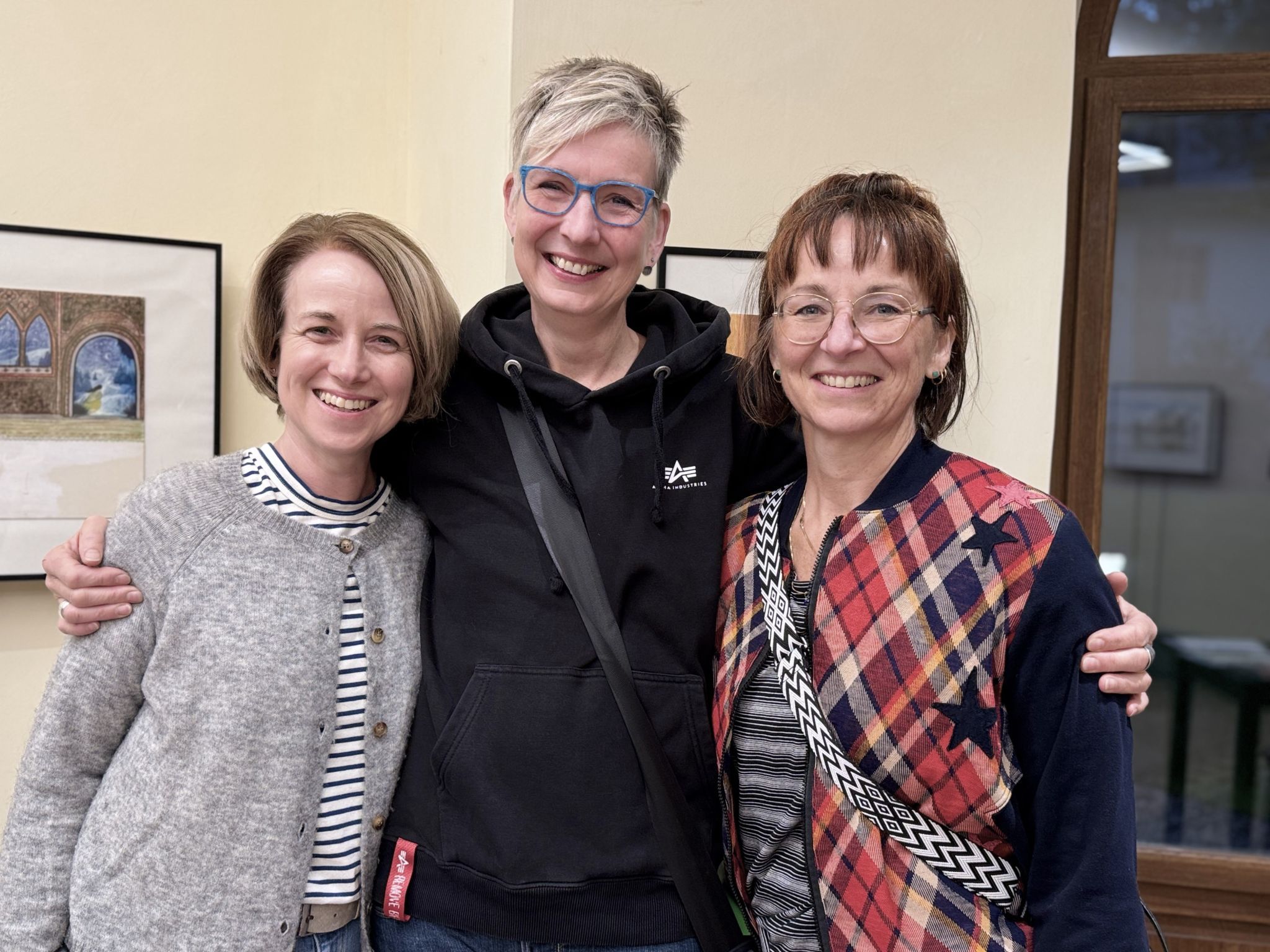 Nicole Schatt, Biggi Gruler und Christine Wabnegger genossen den Abend.