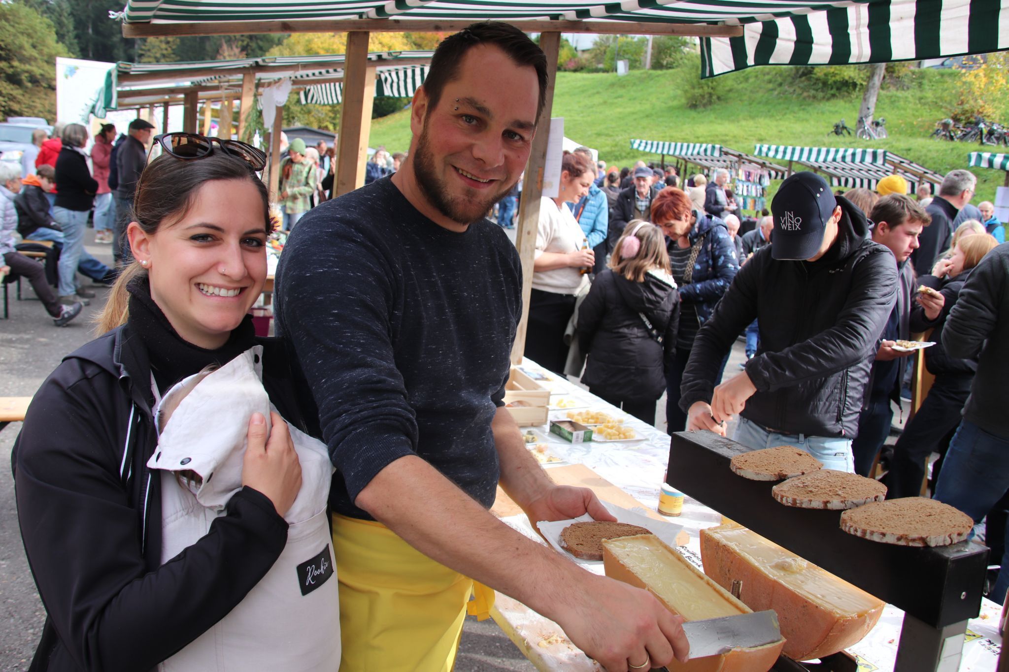 Die Raclette-Brötchen fanden reißenden Absatz.