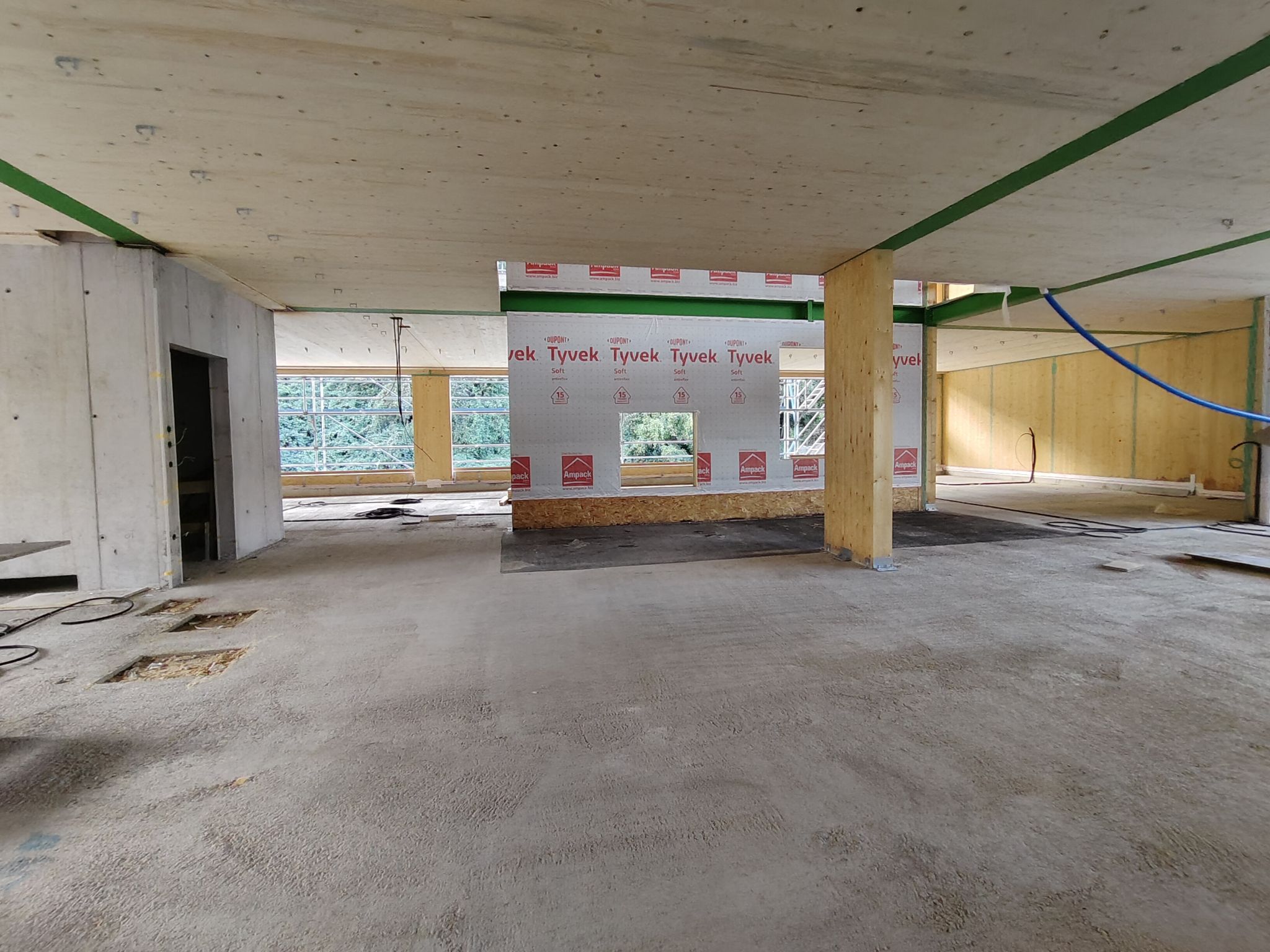 Marktplatzbereich der neuen Clusterschule. 