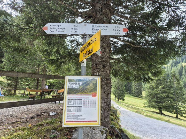 Rellstal, Wanderweg Alpe Platzis bis Alpengasthaus Rellstal, Golm, Montafon