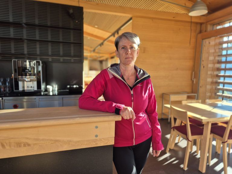Gasthaus Falva, Pächterin Elsbeth Schneider, Neueröffnung, Großes Walsertal