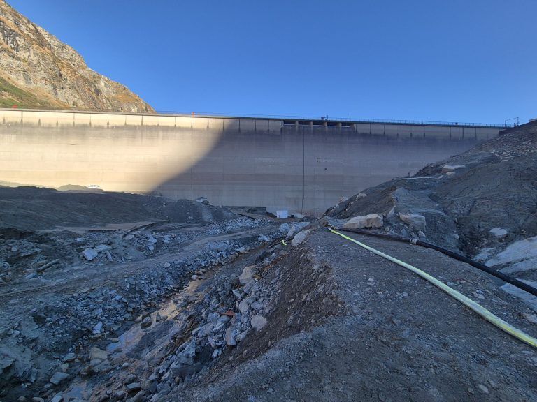 Großbaustelle auf 1700 Metern: Darum gleicht der Vermuntspeicher derzeit einer Mondlandschaft
