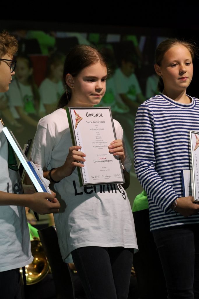 Juniorleistungsabzeichen für Sophie Kalkschmid