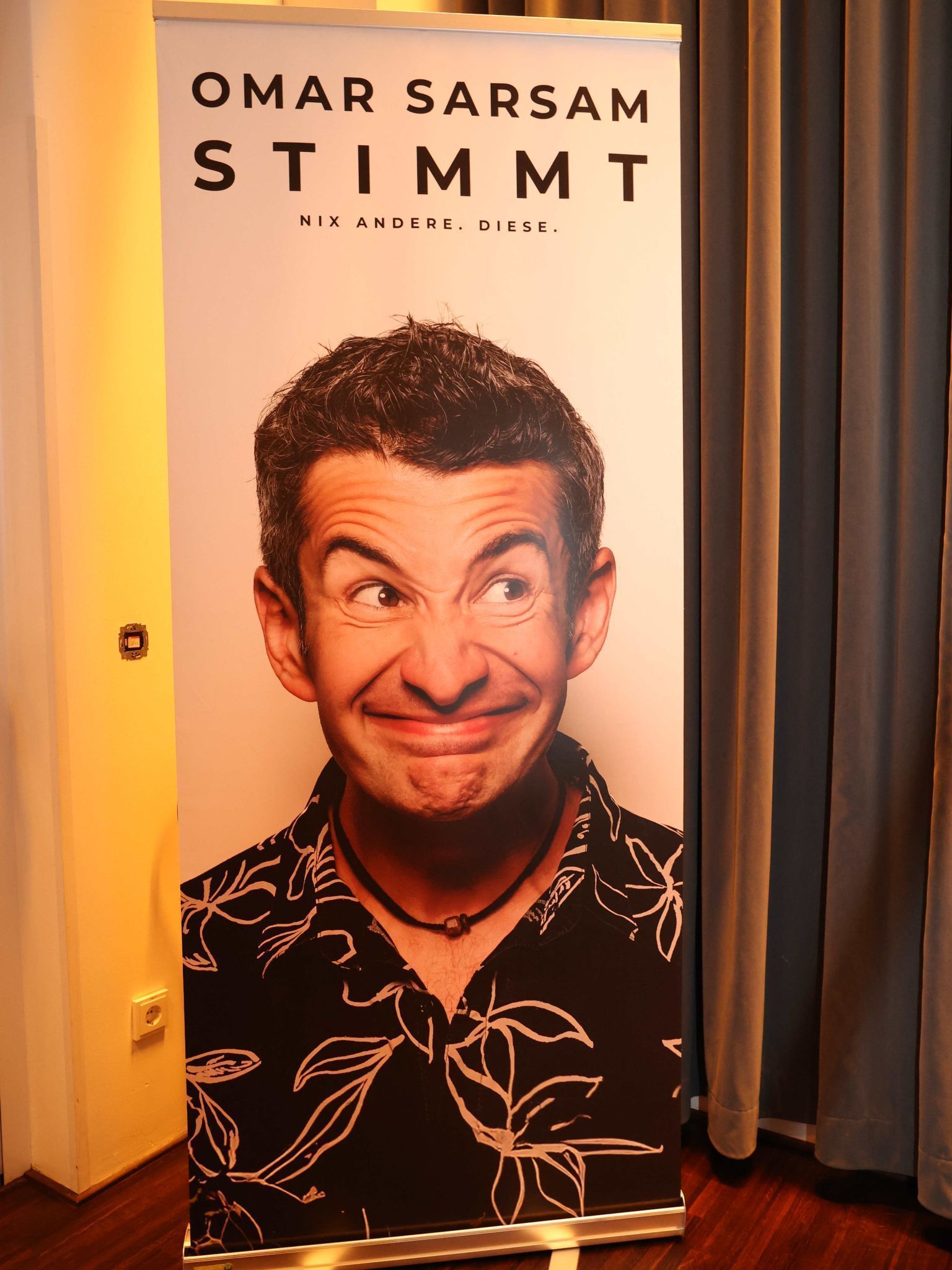 Seit Februar ist Omar Sarsam mit seinem neuen Soloprogramm unterwegs.