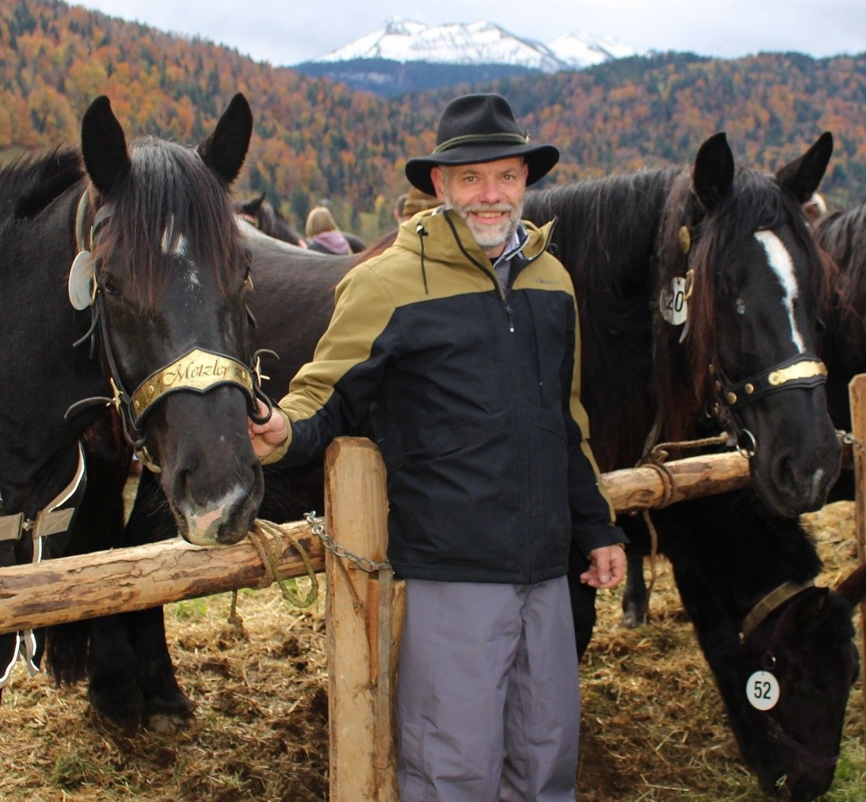 Oliver Marthe, Obmann der Noriker-Züchter, hatte allen Grund zur guten Laune.