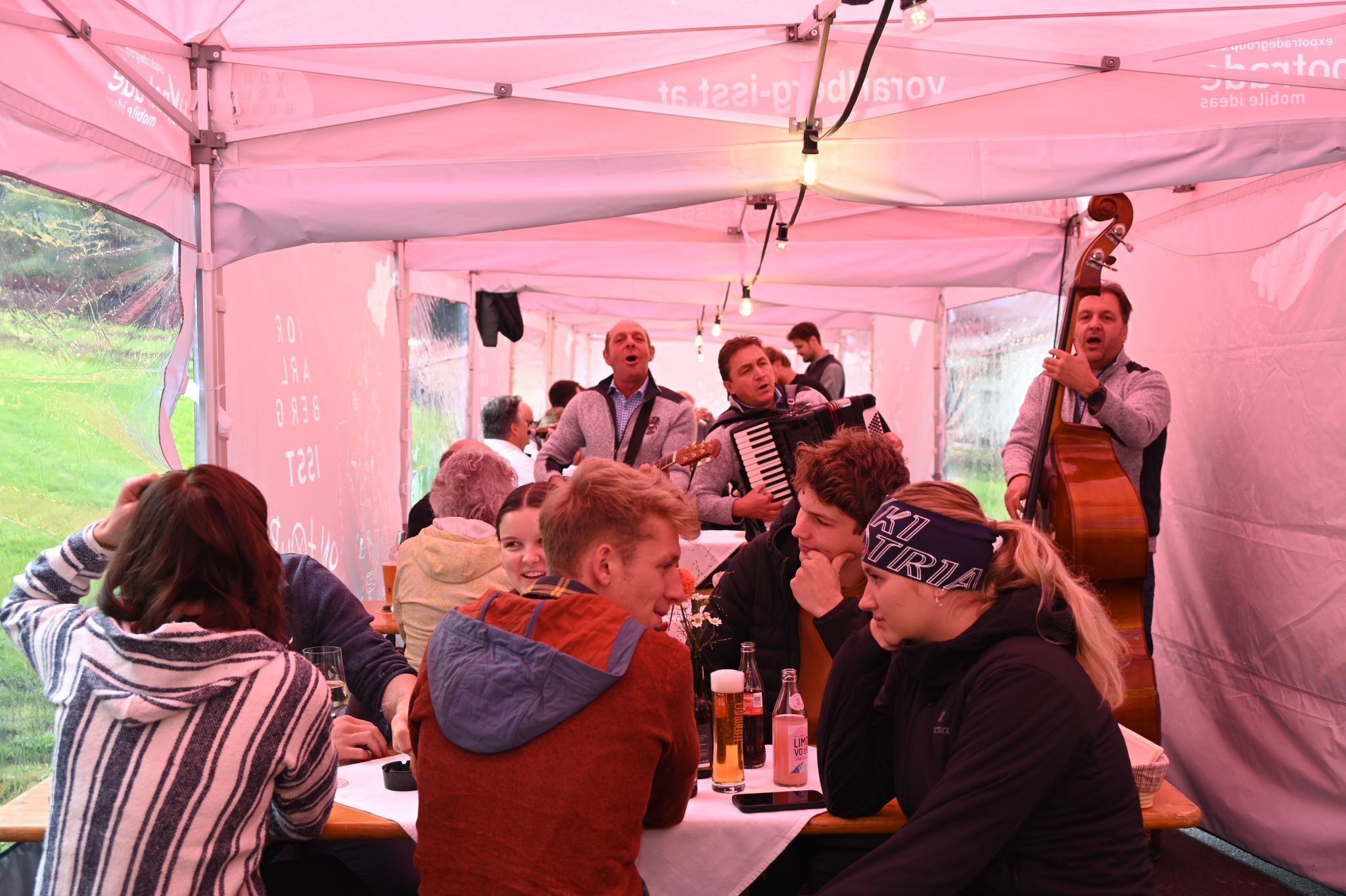 Tolle Stimmung beim Weißwurst-Frühschoppen.