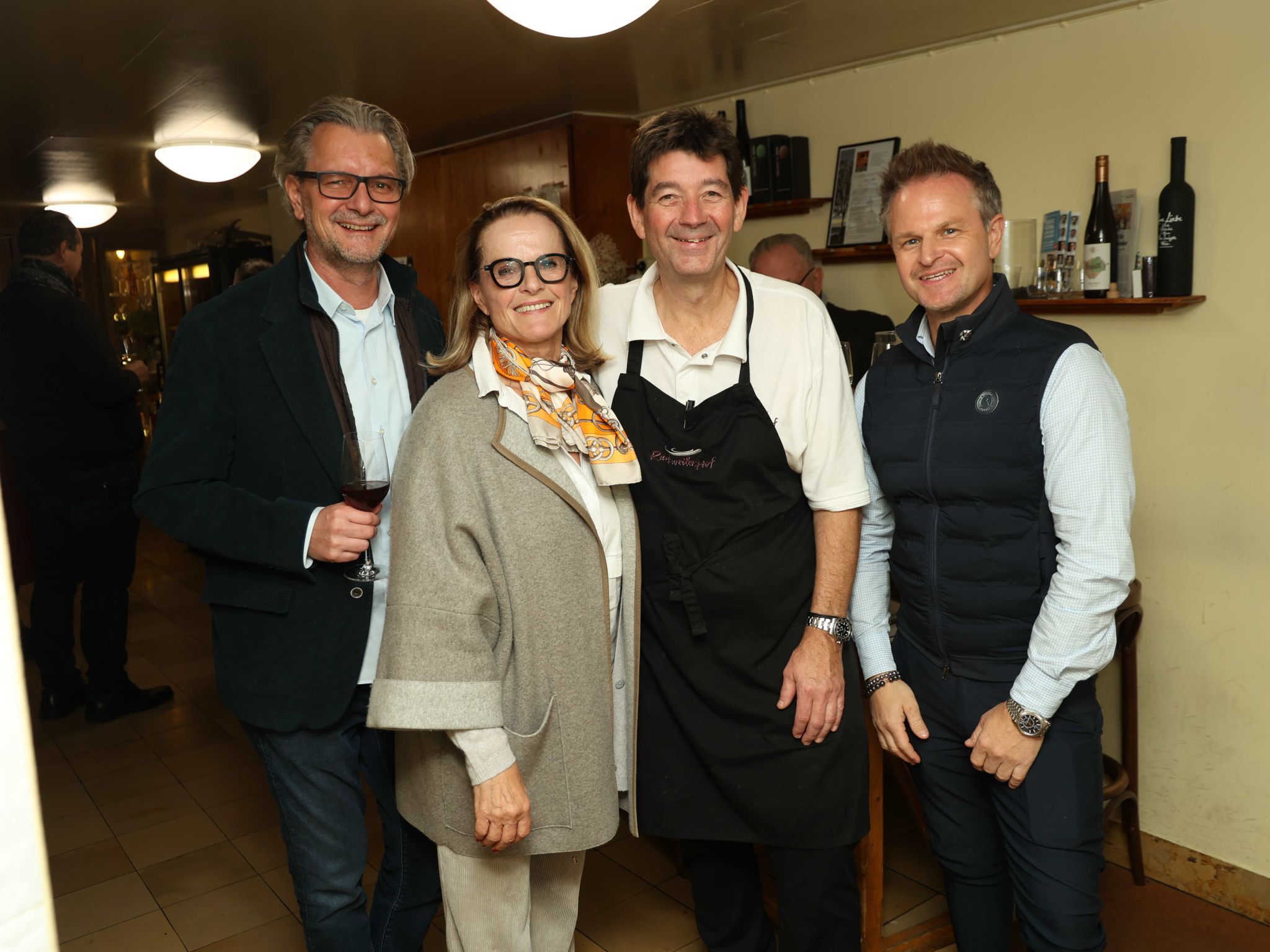 Klaus Frick, Dagmar Kotnauer, Chef und Patron Roland Vith und Marc-Philipp Kotnauer.