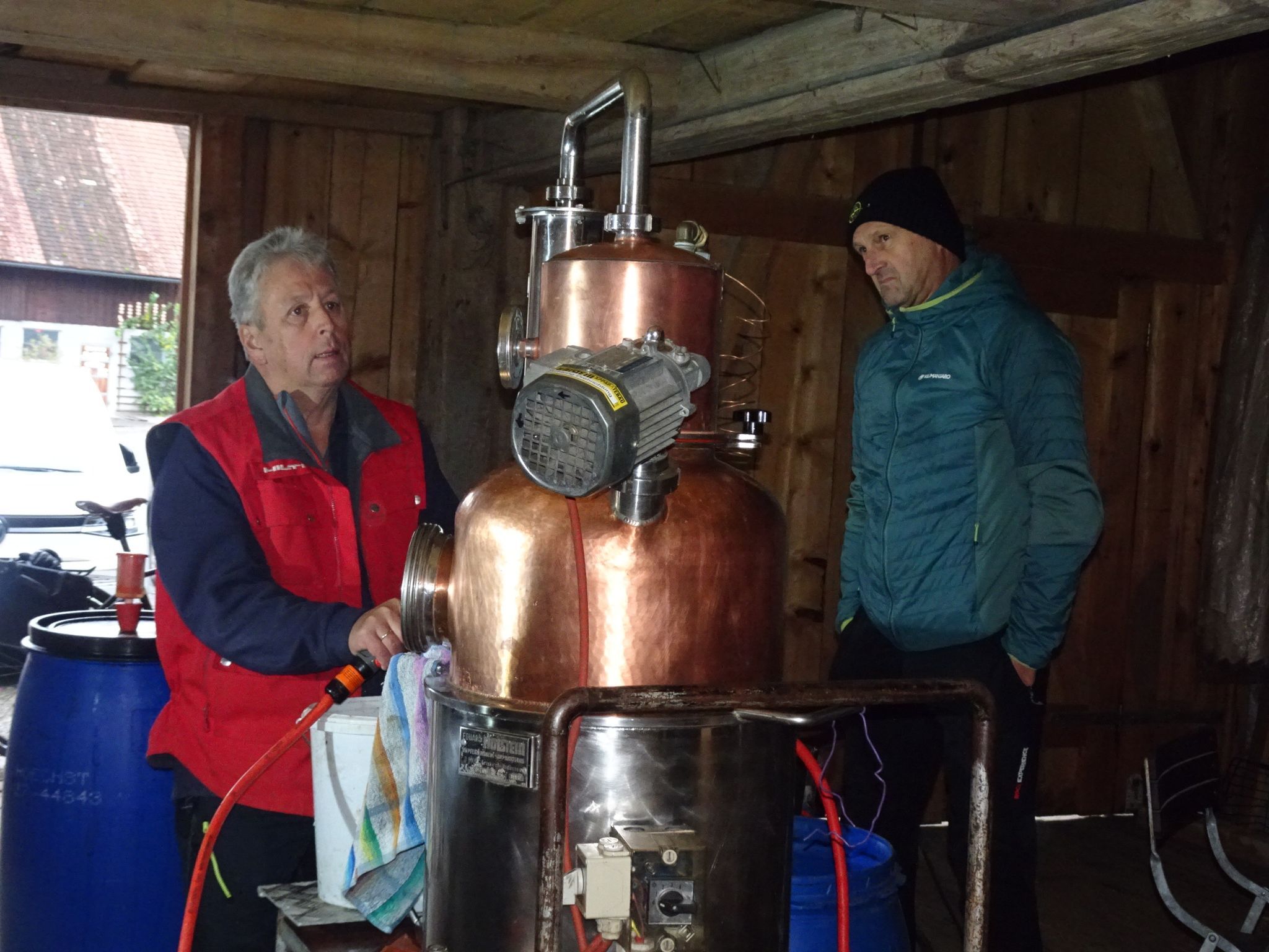 Sigi Wohlgenannt hatte zahlreiche hilfreiche Tipps für die Neu-Brenner parat.