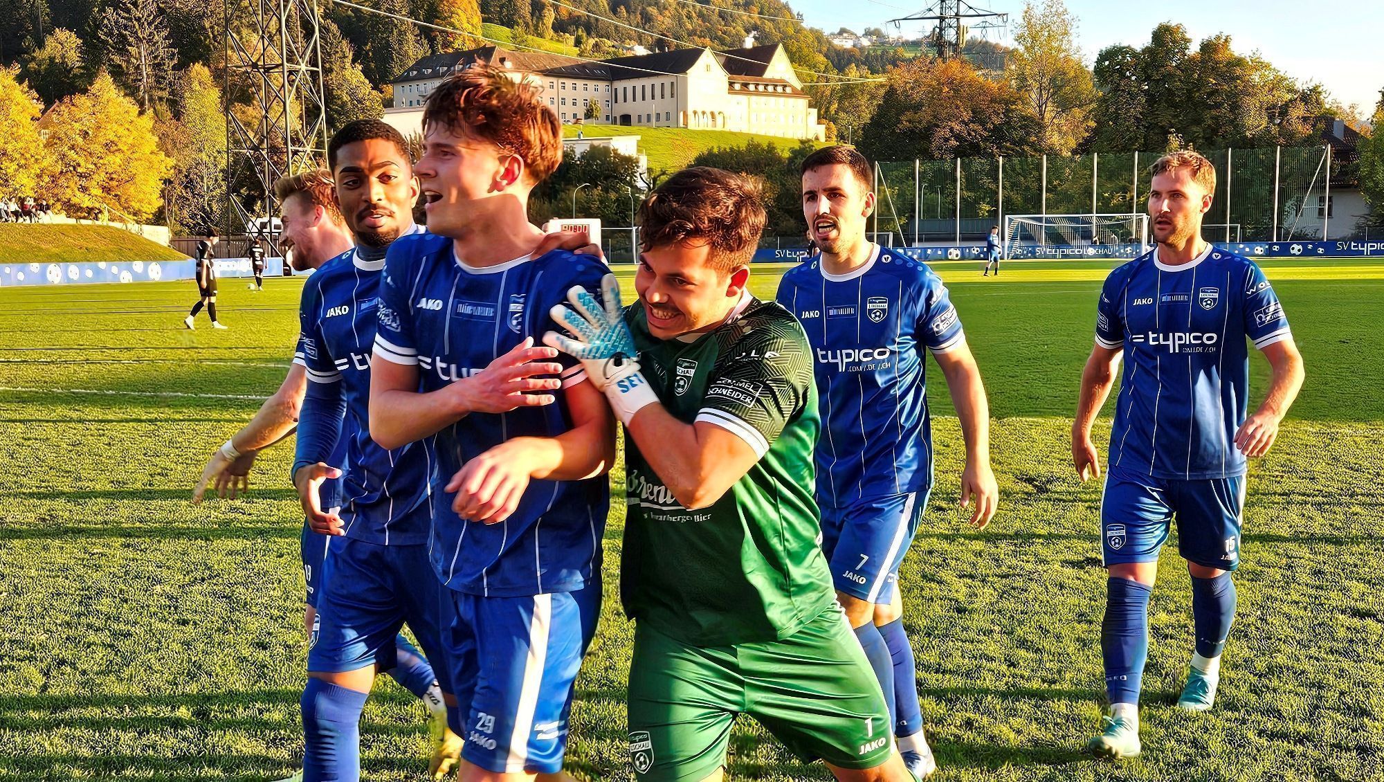 Nicolas Messmer sorgte beim Spiel SV Lochau gegen den FC Nenzing in der Nachspielzeit (95. Minute) mit dem 3:1 für die endgültige, vielumjubelte Entscheidung.