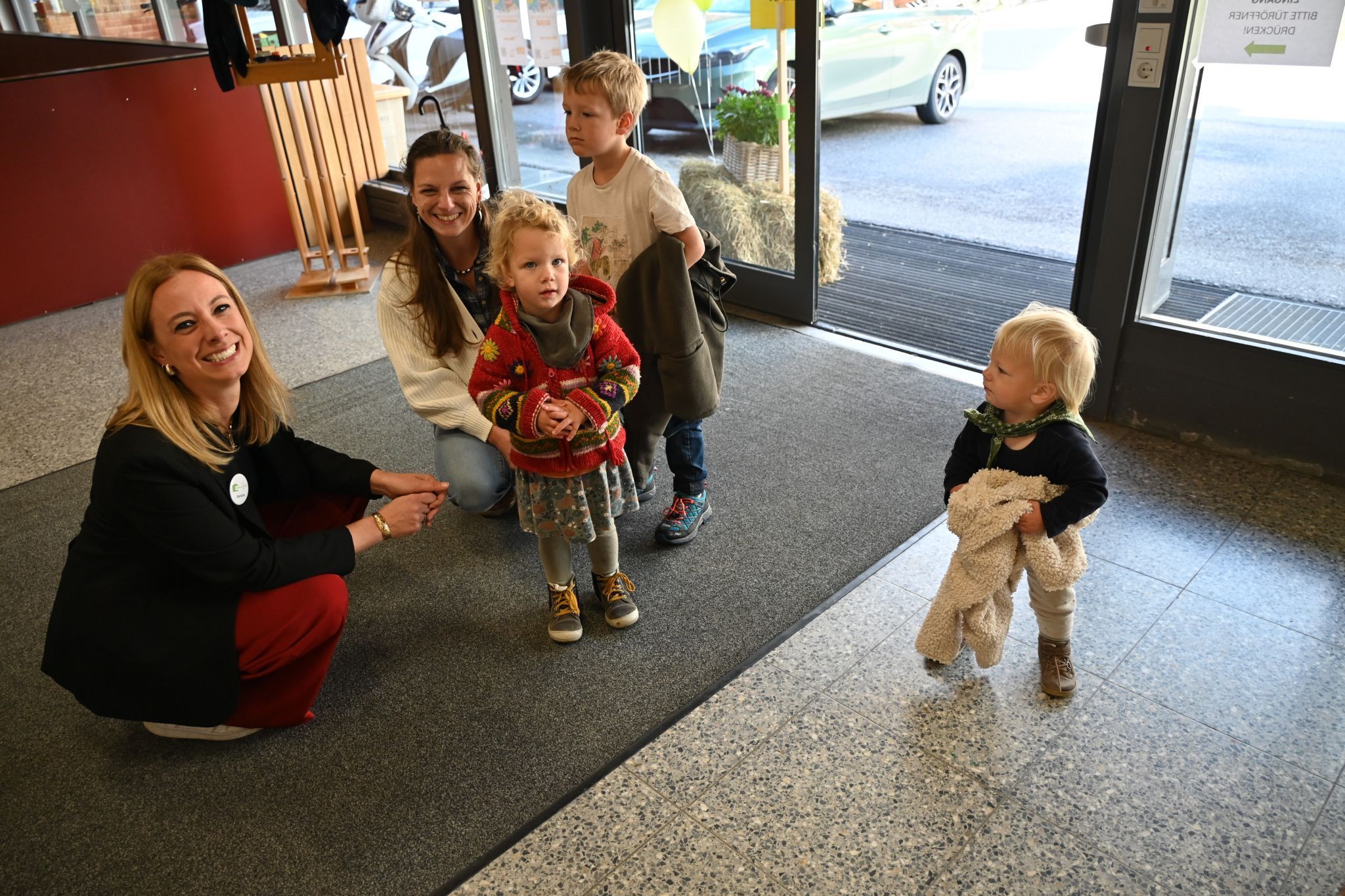 Die Kinder hatten beim Tag der offenen Tür Spaß.