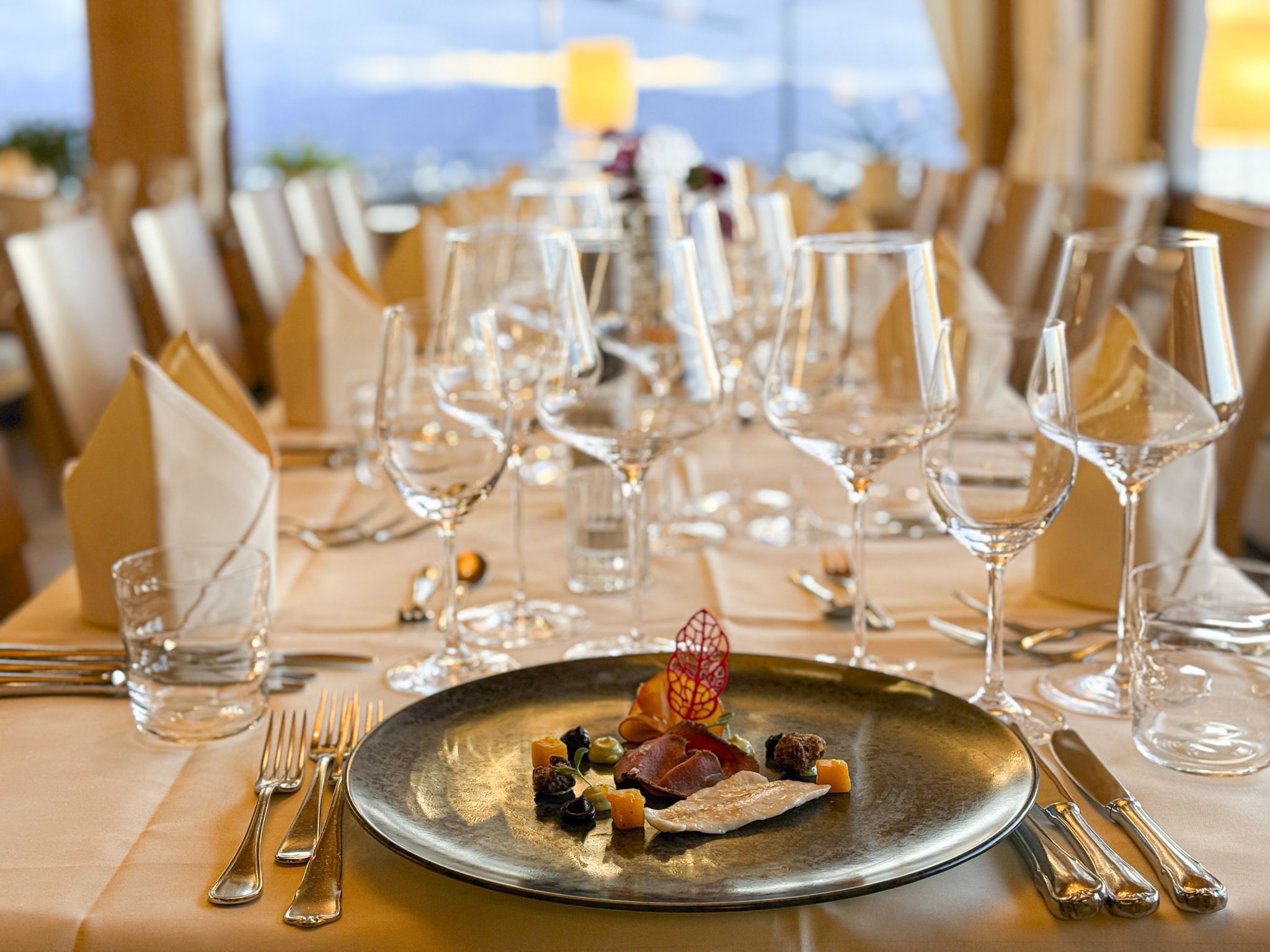 Gaumenfreuden in traumhaftem Ambiente erfreuten die Gourmets