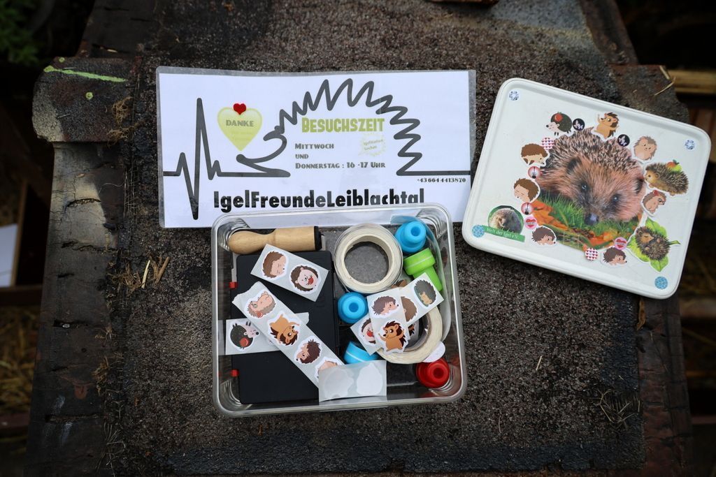 Für Kindergruppenbesuche gibt es Stempel und Aufkleber