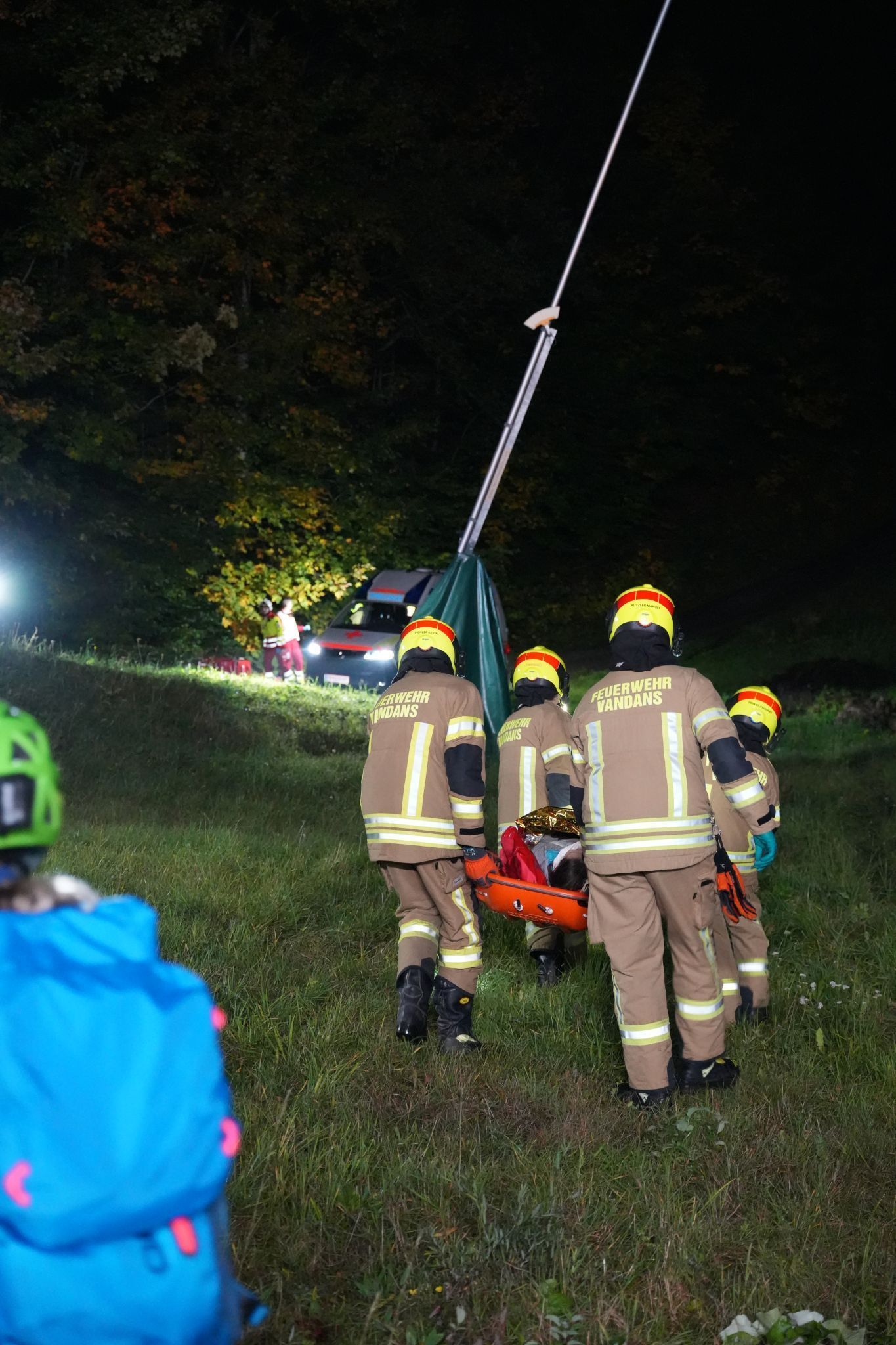 Großübung in Vandans (Bildergalerie)
