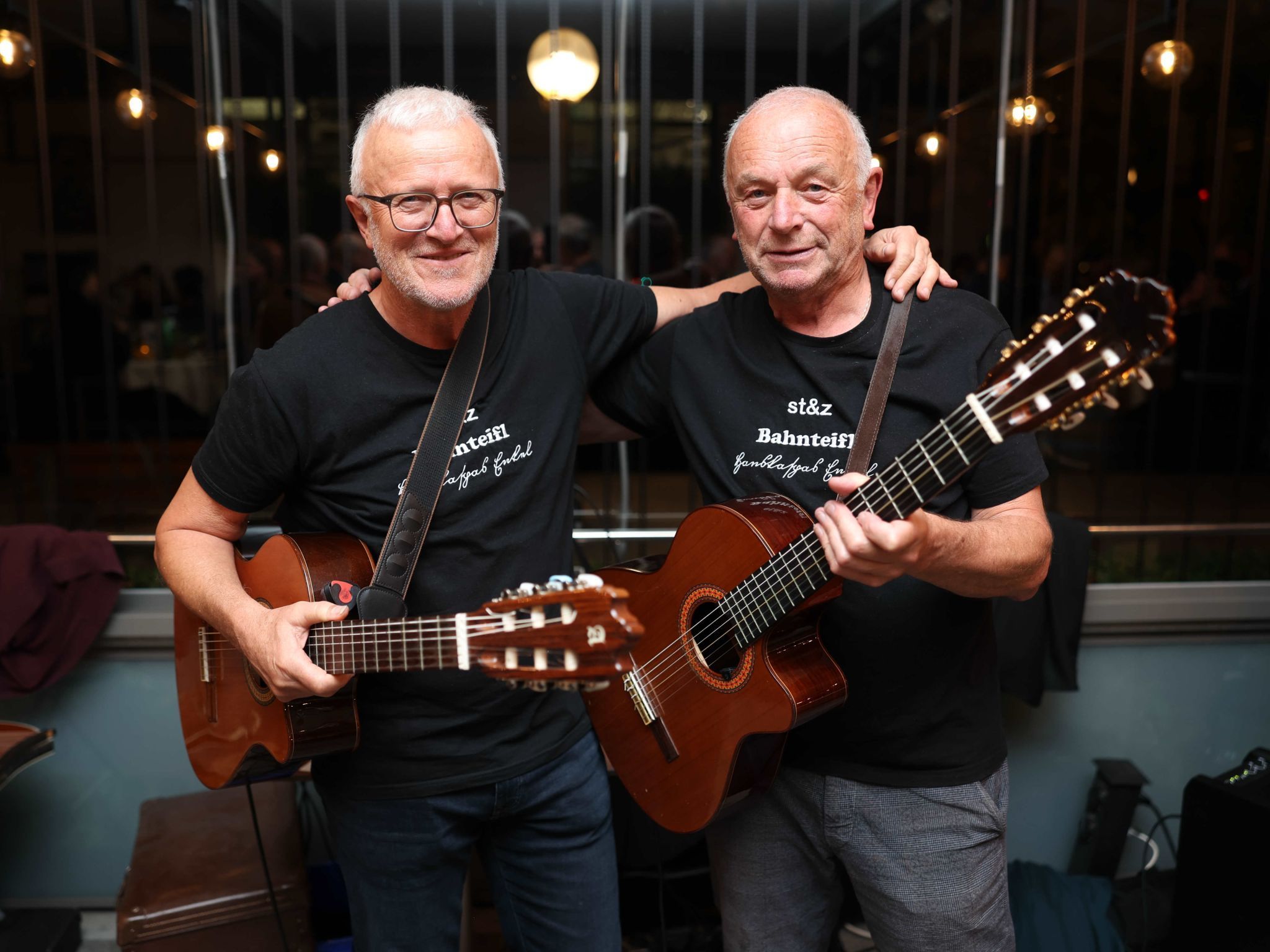 Caspars Großcousins Richard Natter und Ulli Troy.