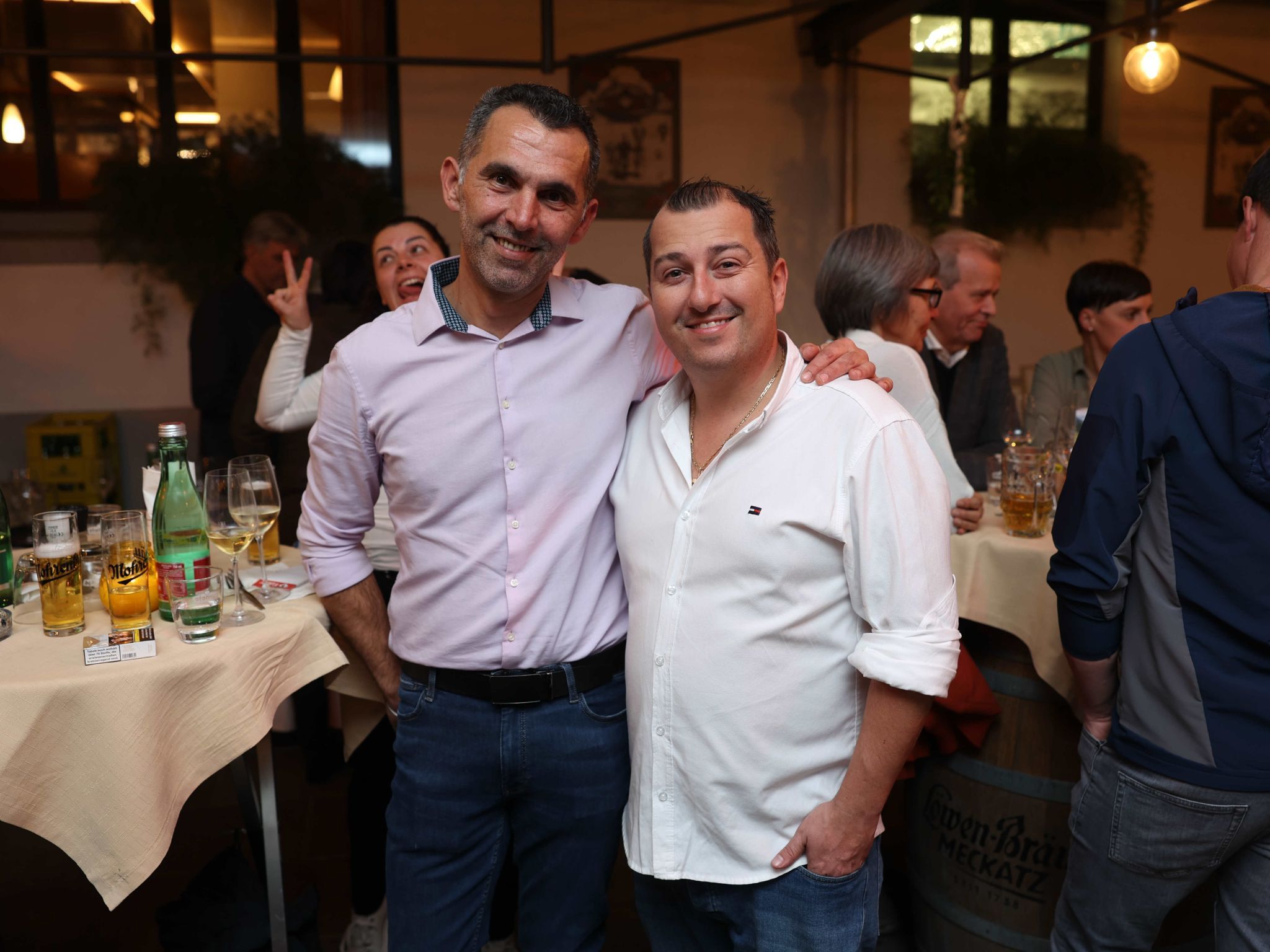 Ale Seferagic und Mario Sinn (