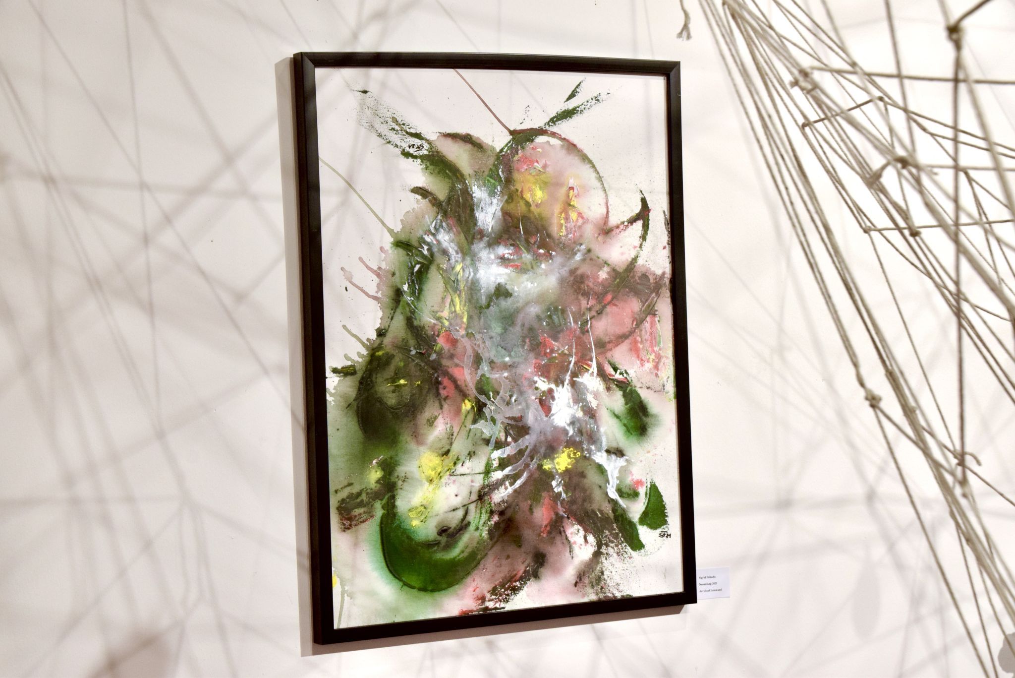 Sigrid Fritsche: Neuanfang, 2021 - Acryl auf Leinwand.
