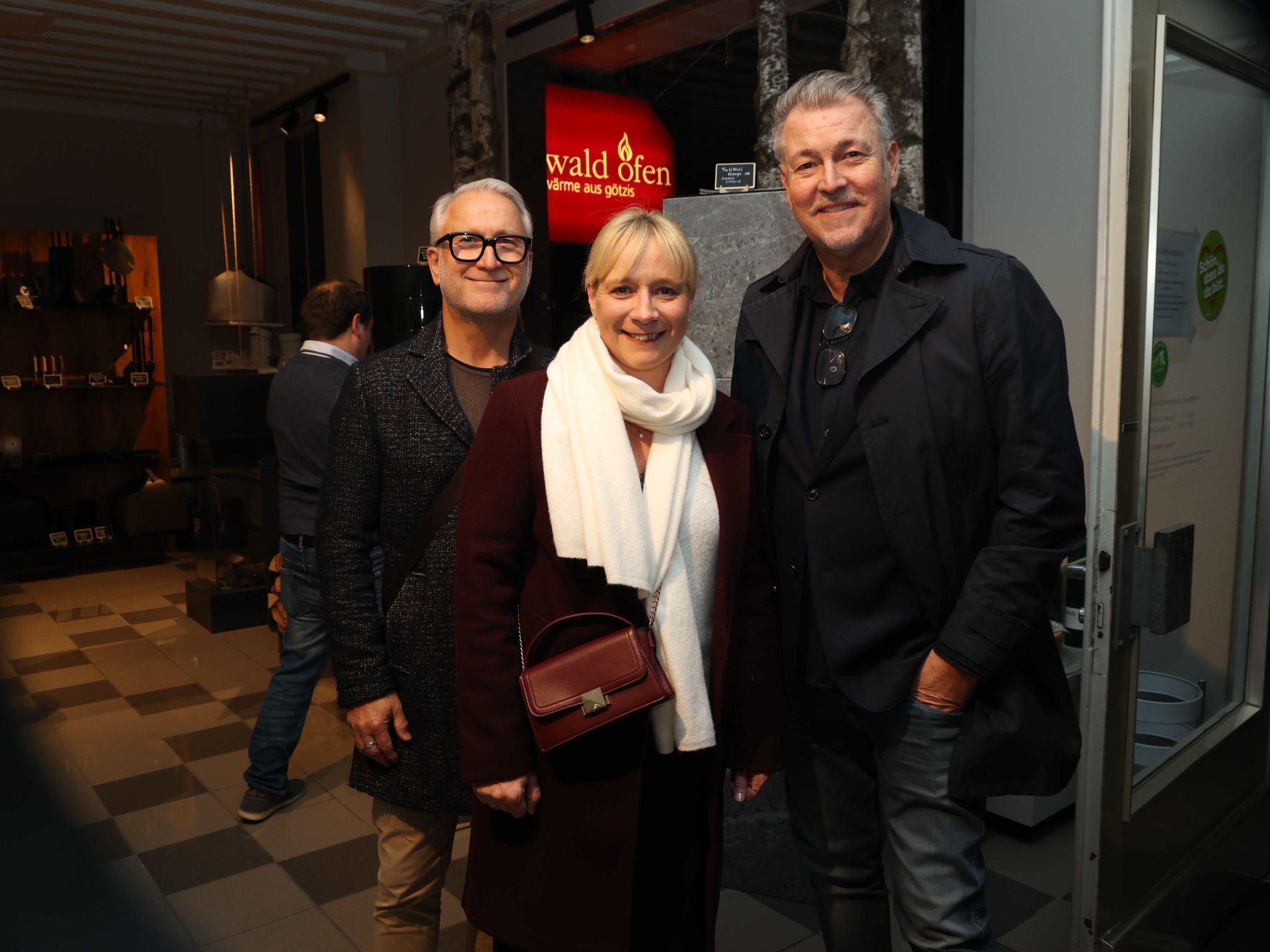 Seewald-Geschäftspartner Jörg Hofinger, Seewald-Mitarbeiterin Ivonne Gross und Friseur-IM Günther Plaickner.
