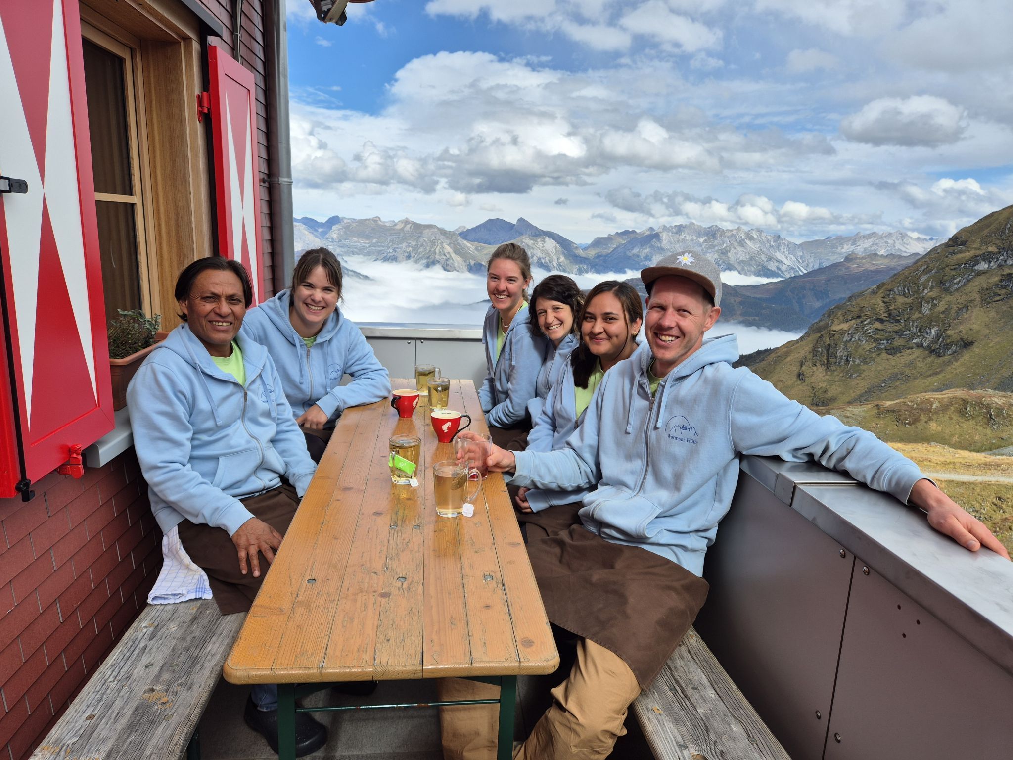 Das Team der Wormser Hütte hält nach dem Pächterwechsel an Bewährtem fest. Dazu zählt der 