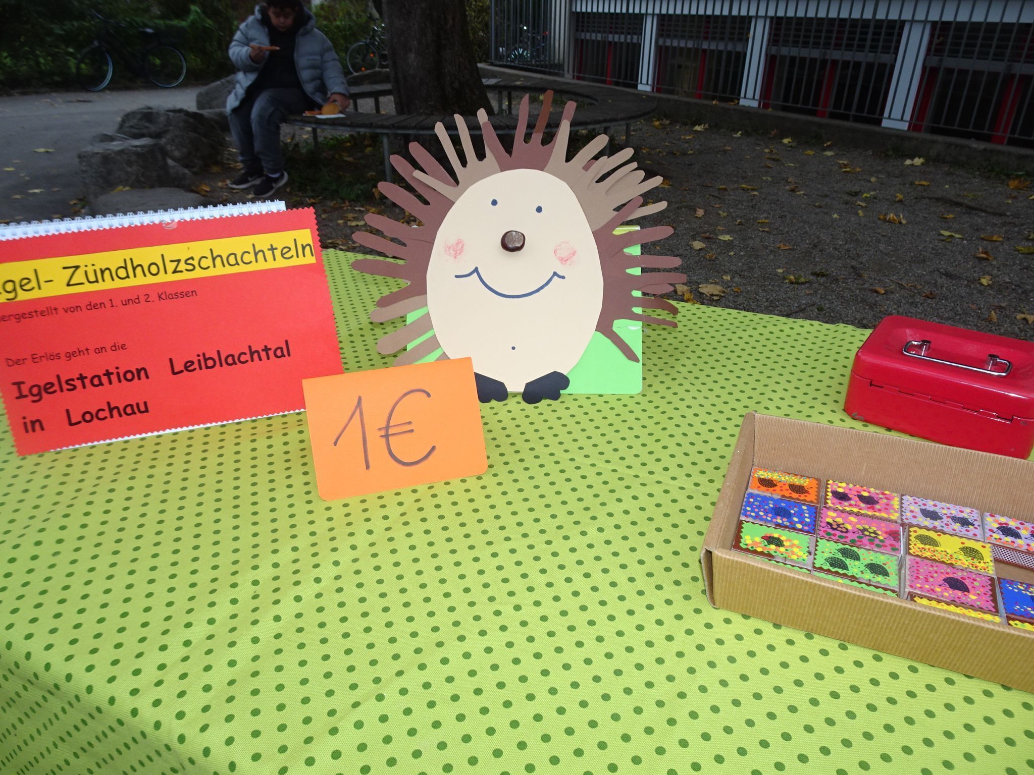 Die Erst- und Zweitklässler waren im Einsatz für die Igel.